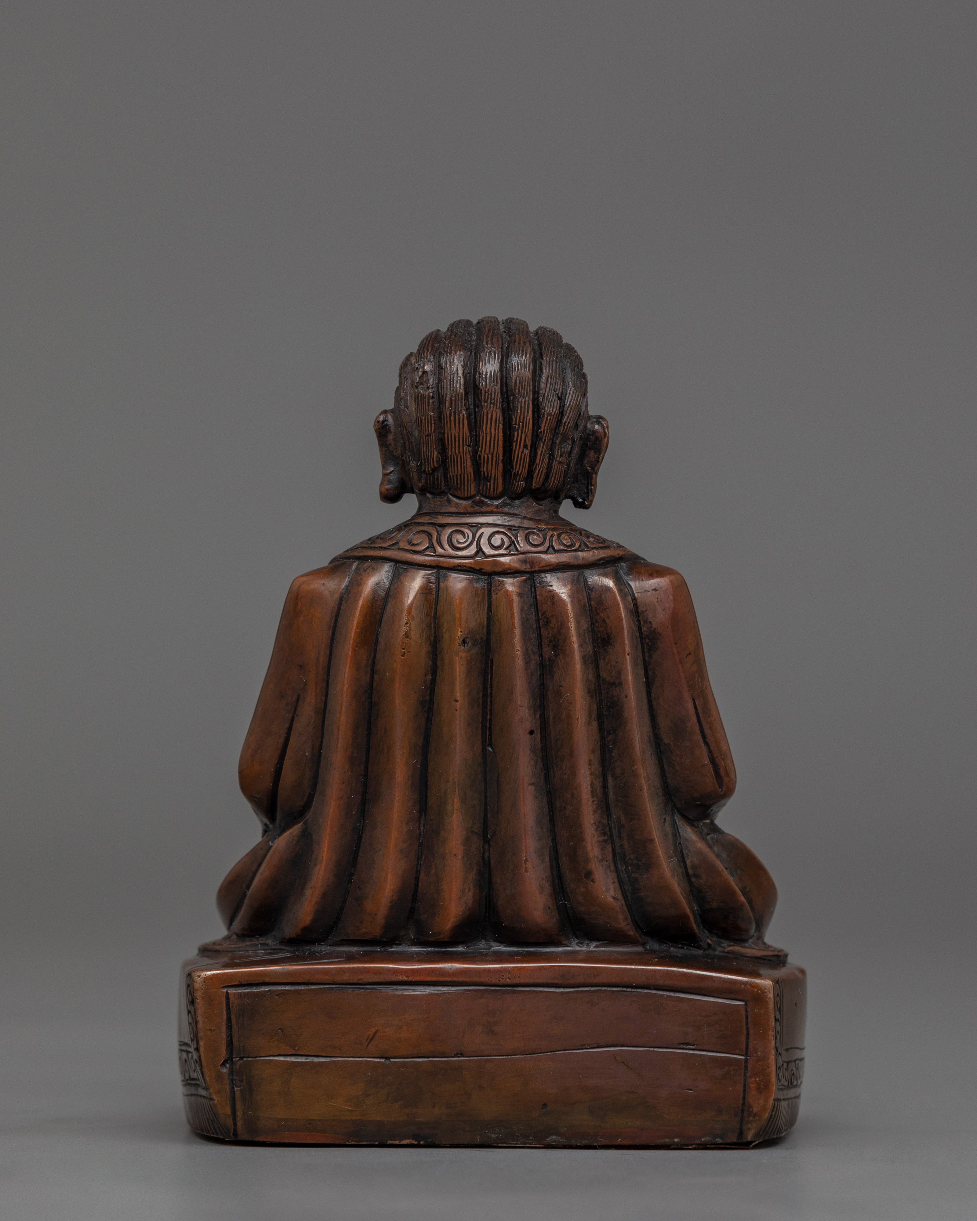 Himalayan Statue of Buddhist Guru Marpha | Spiritual Teacher of Enlightenment