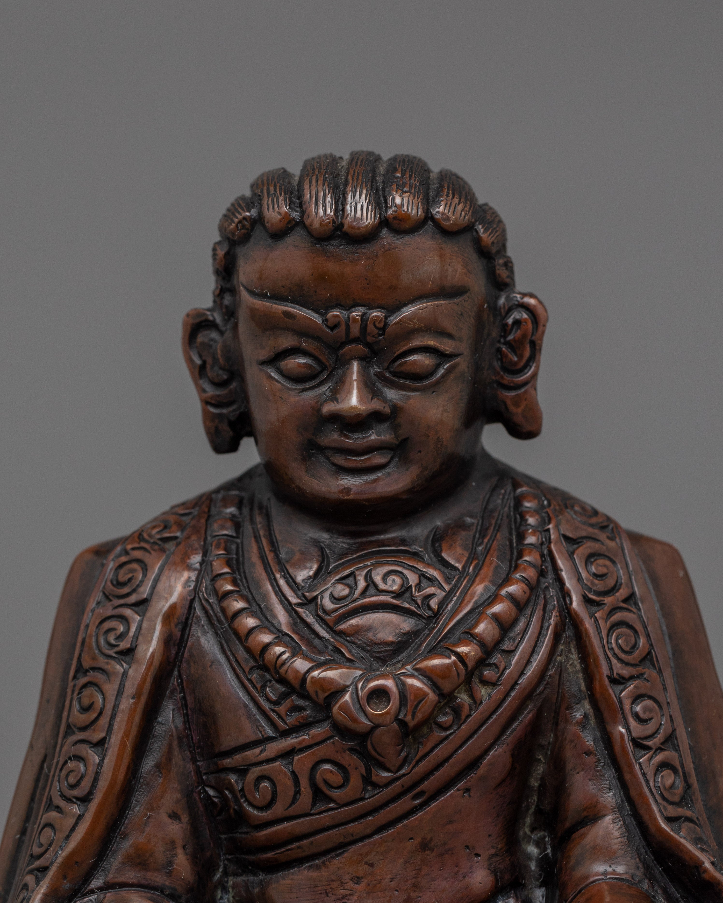 Himalayan Statue of Buddhist Guru Marpha | Spiritual Teacher of Enlightenment