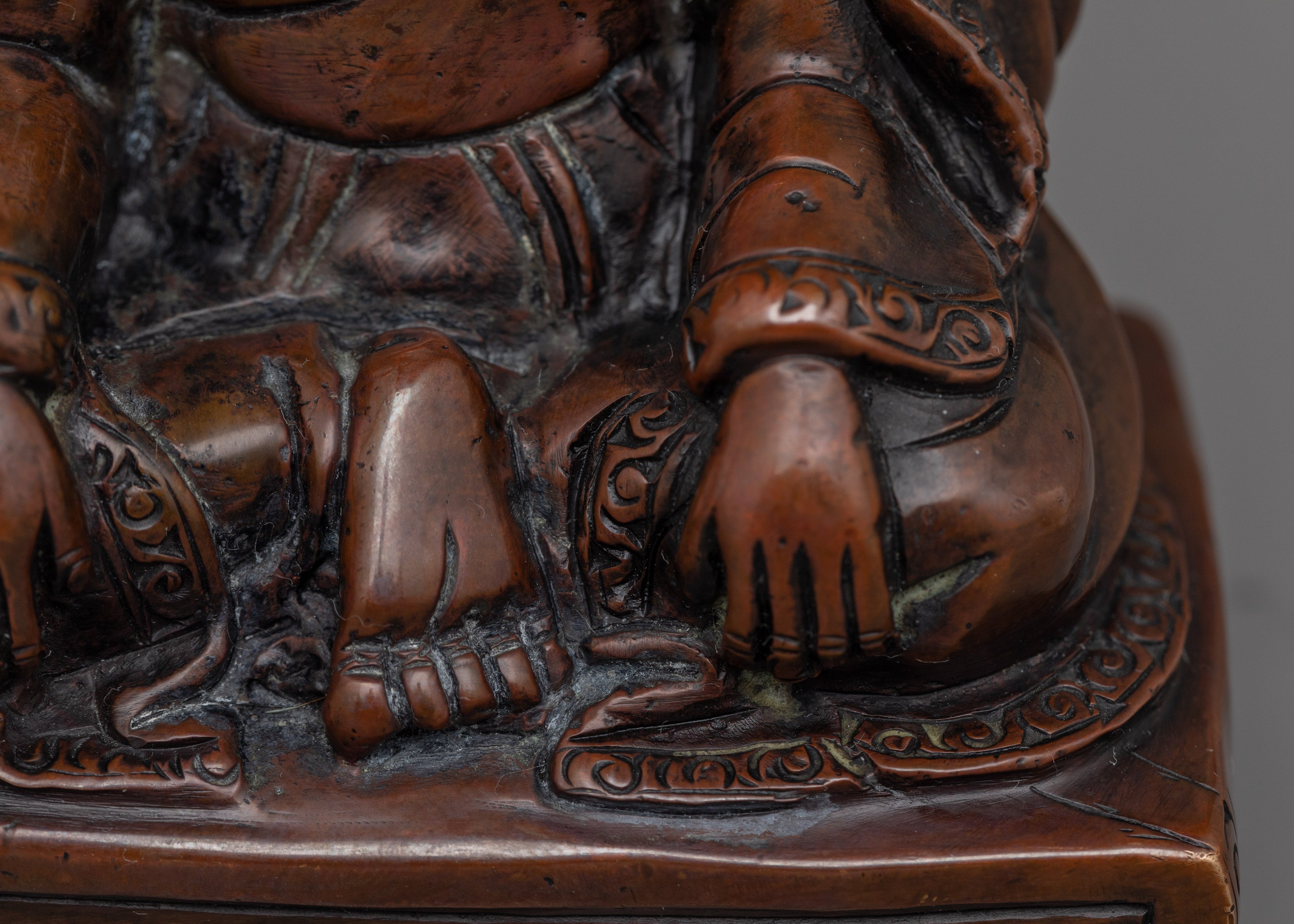 Himalayan Statue of Buddhist Guru Marpha | Spiritual Teacher of Enlightenment