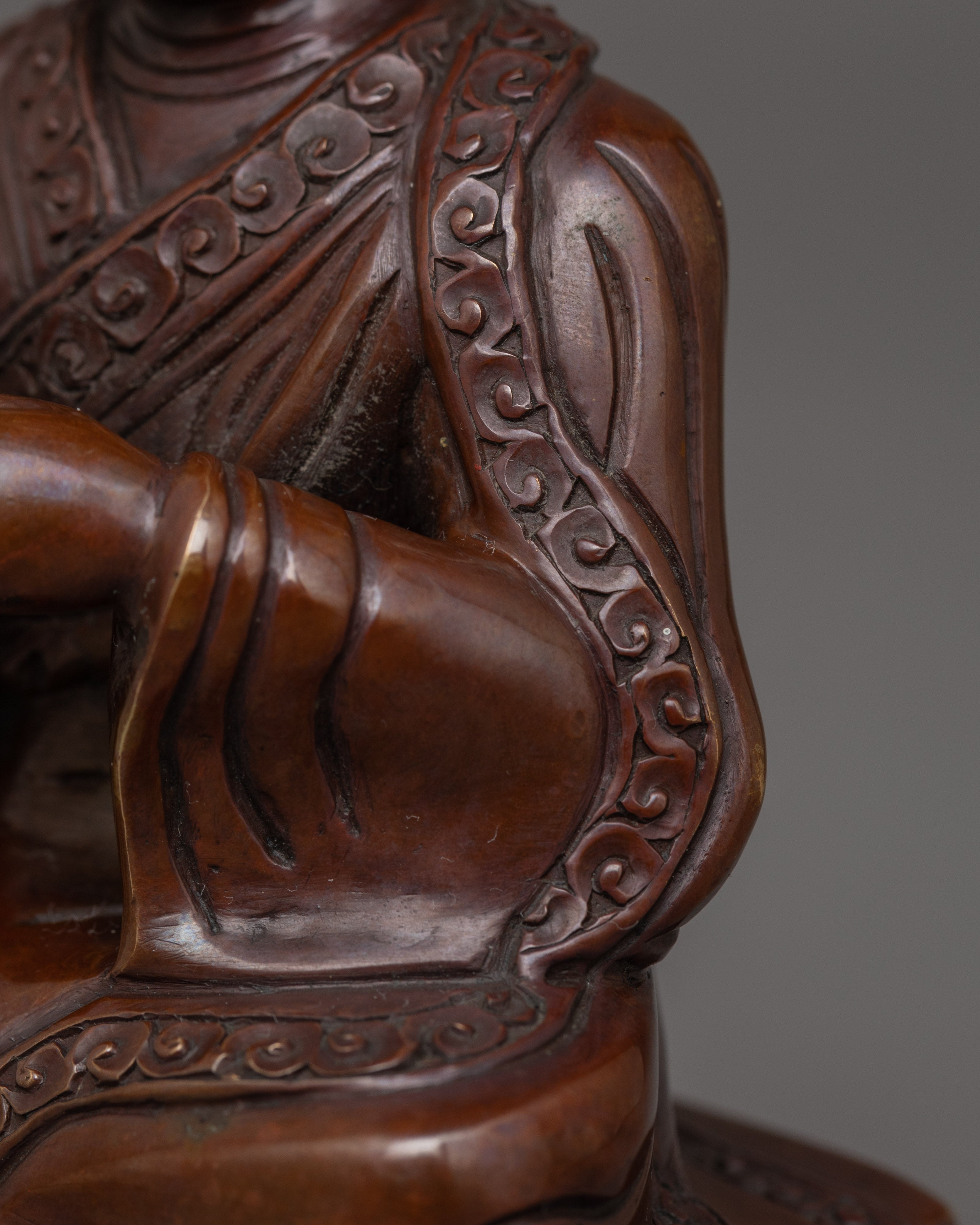 Handmade Sculpture of Karmapa | Tibetan Buddhist Leader of Wisdom and Compassion