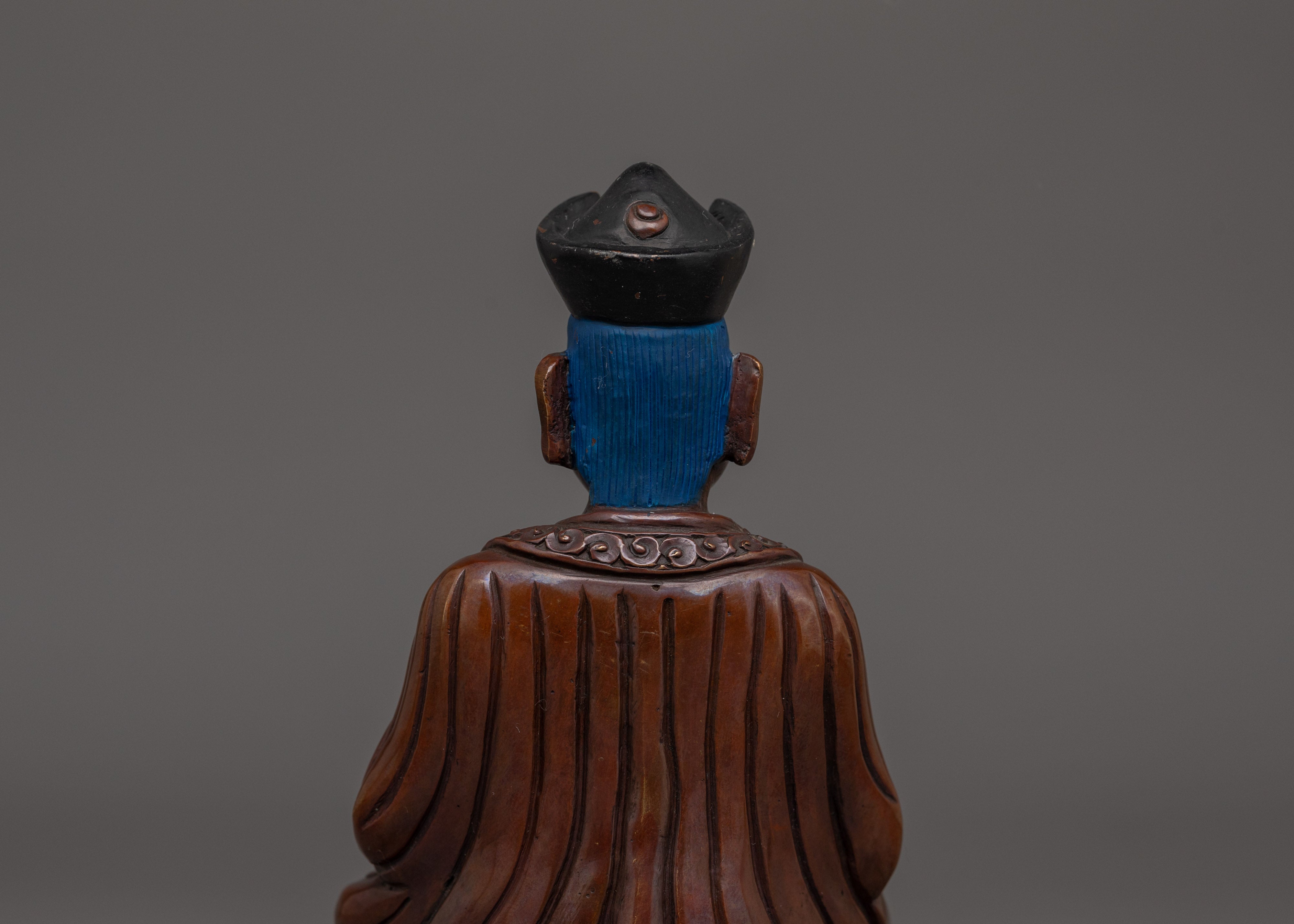 Handmade Sculpture of Karmapa | Tibetan Buddhist Leader of Wisdom and Compassion