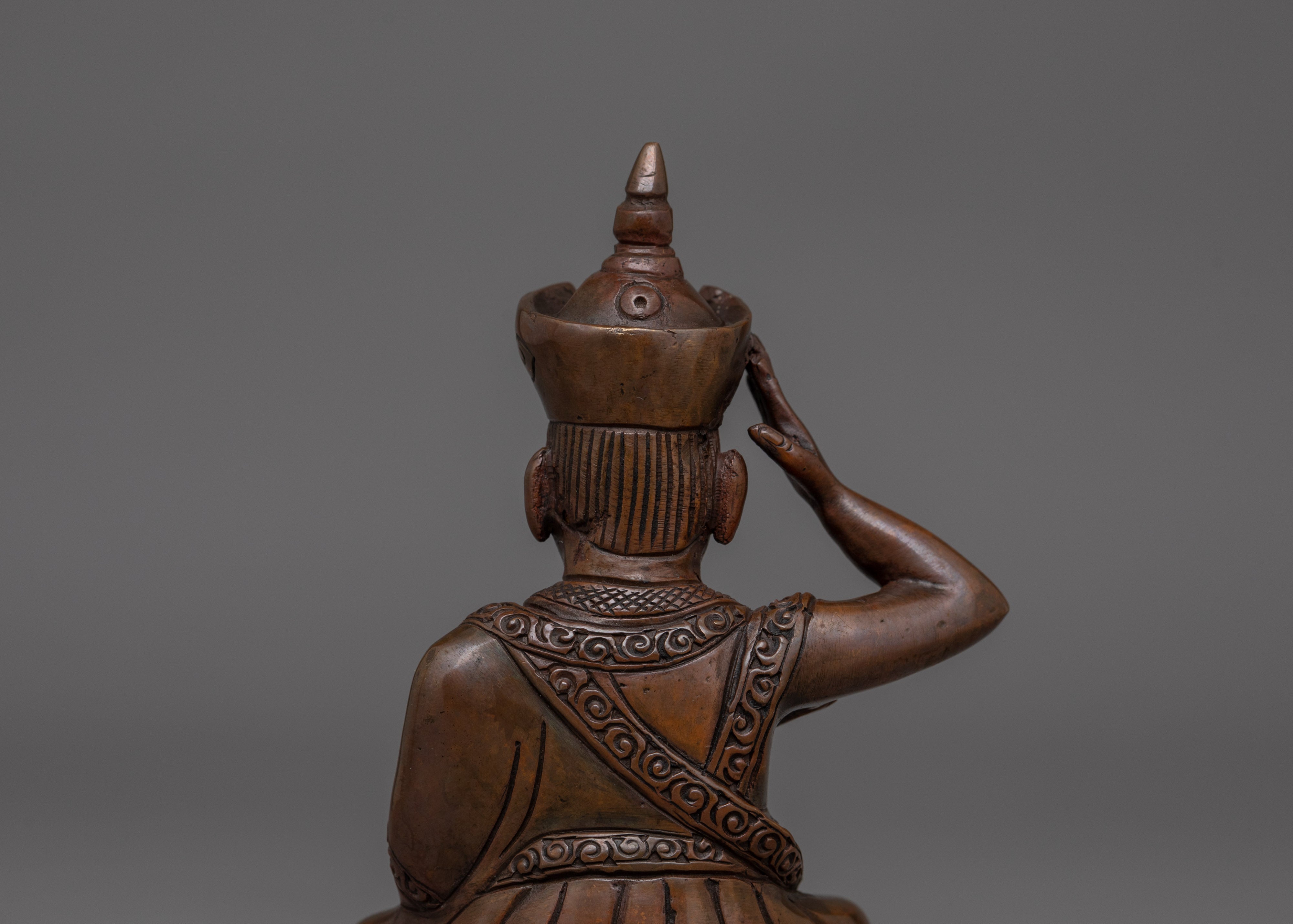 Handmade Master Karmapa Statue | Buddhist Master Sculpture