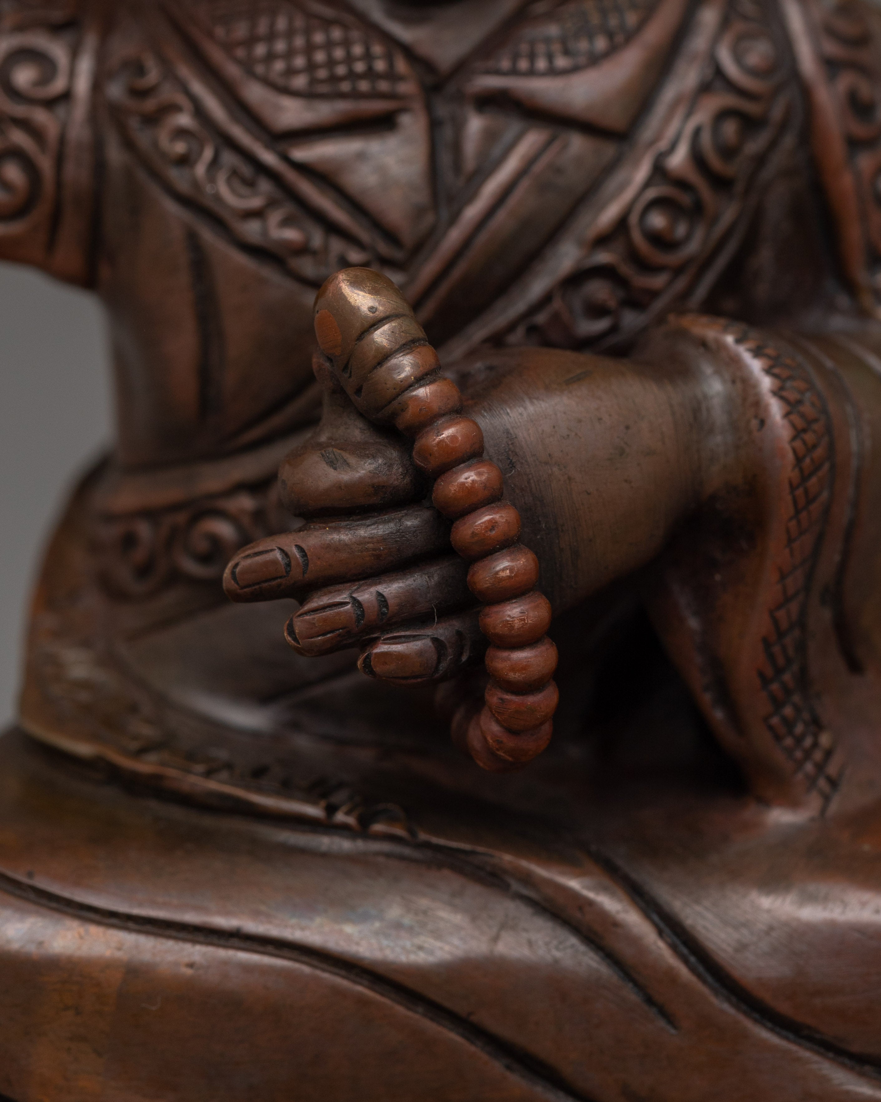 Handmade Master Karmapa Statue | Buddhist Master Sculpture