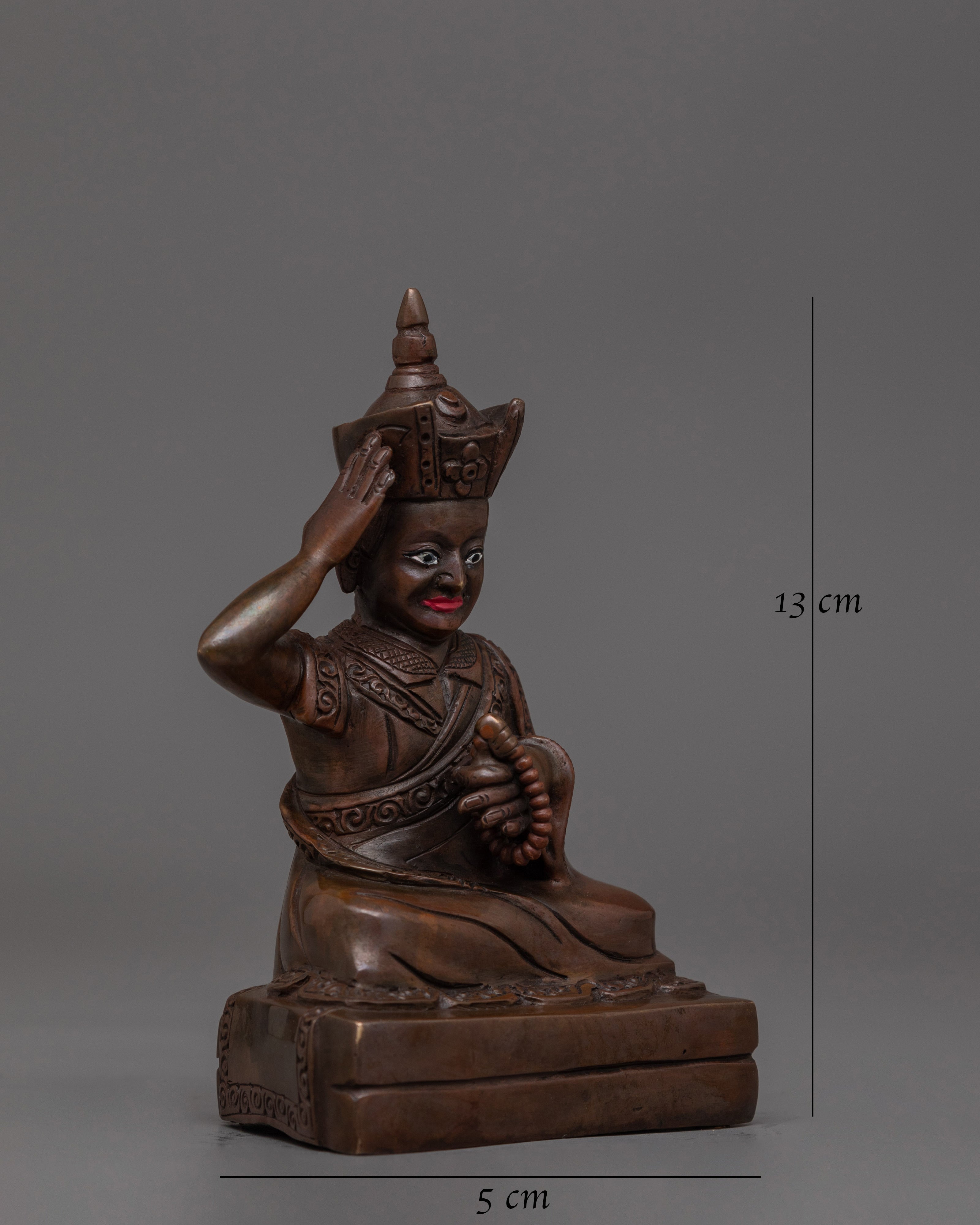 Handmade Master Karmapa Statue | Buddhist Master Sculpture