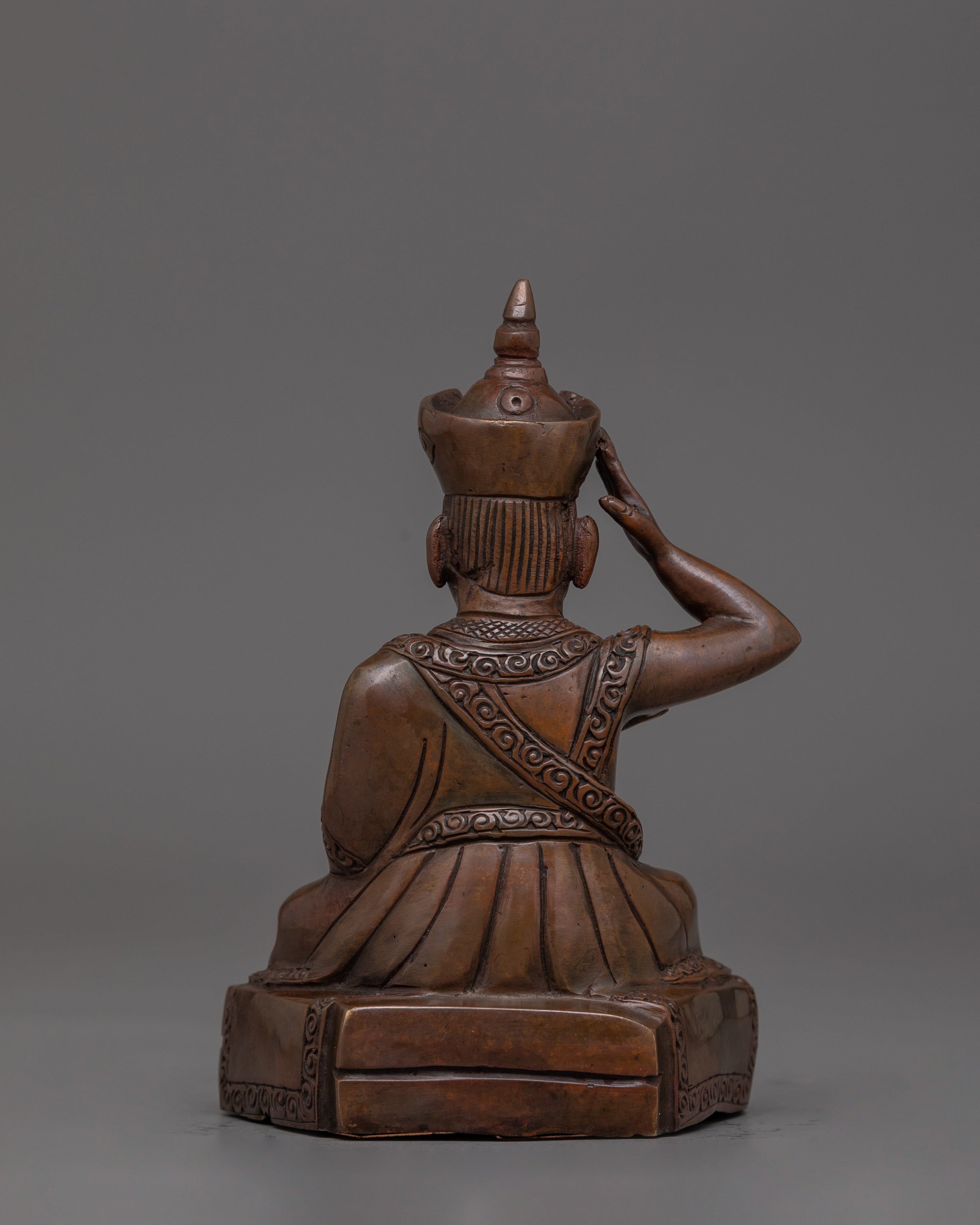 Handmade Master Karmapa Statue | Buddhist Master Sculpture