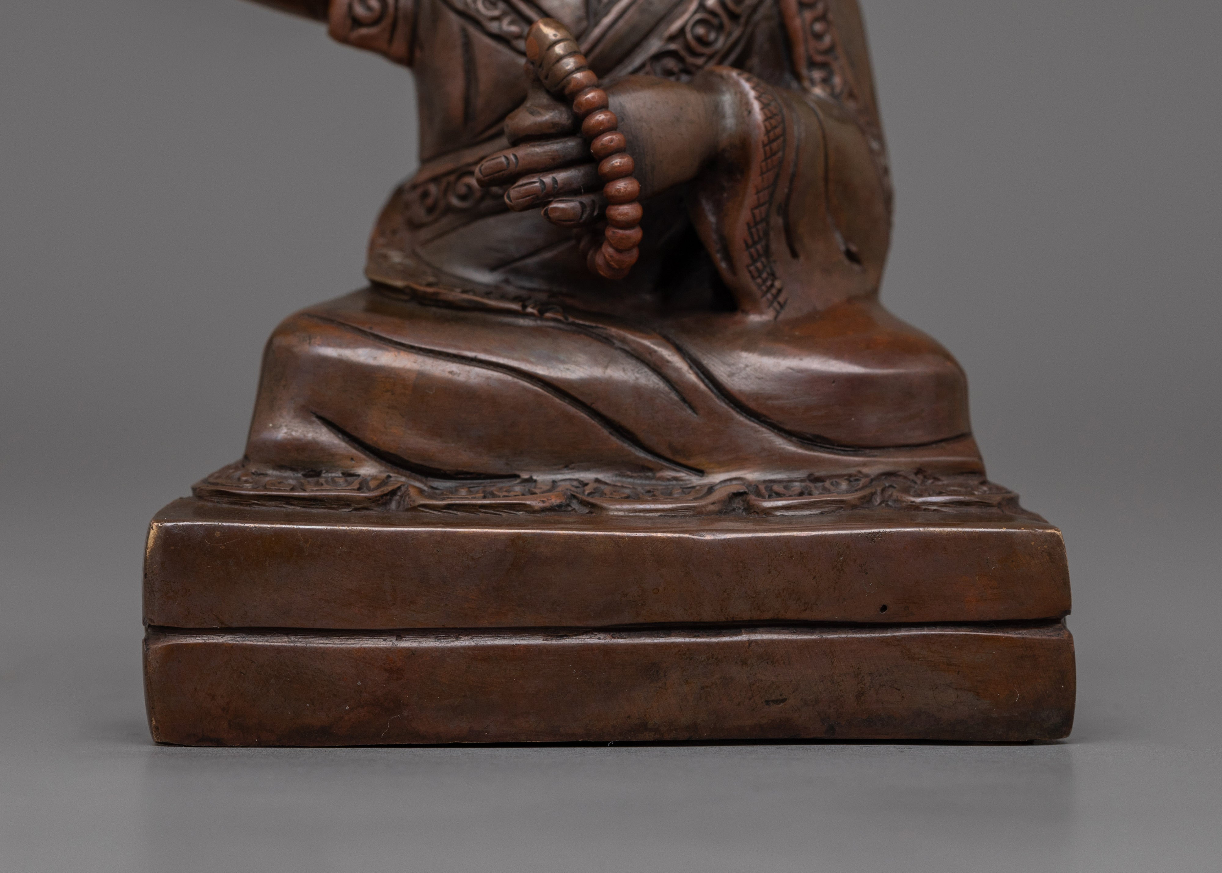 Handmade Master Karmapa Statue | Buddhist Master Sculpture