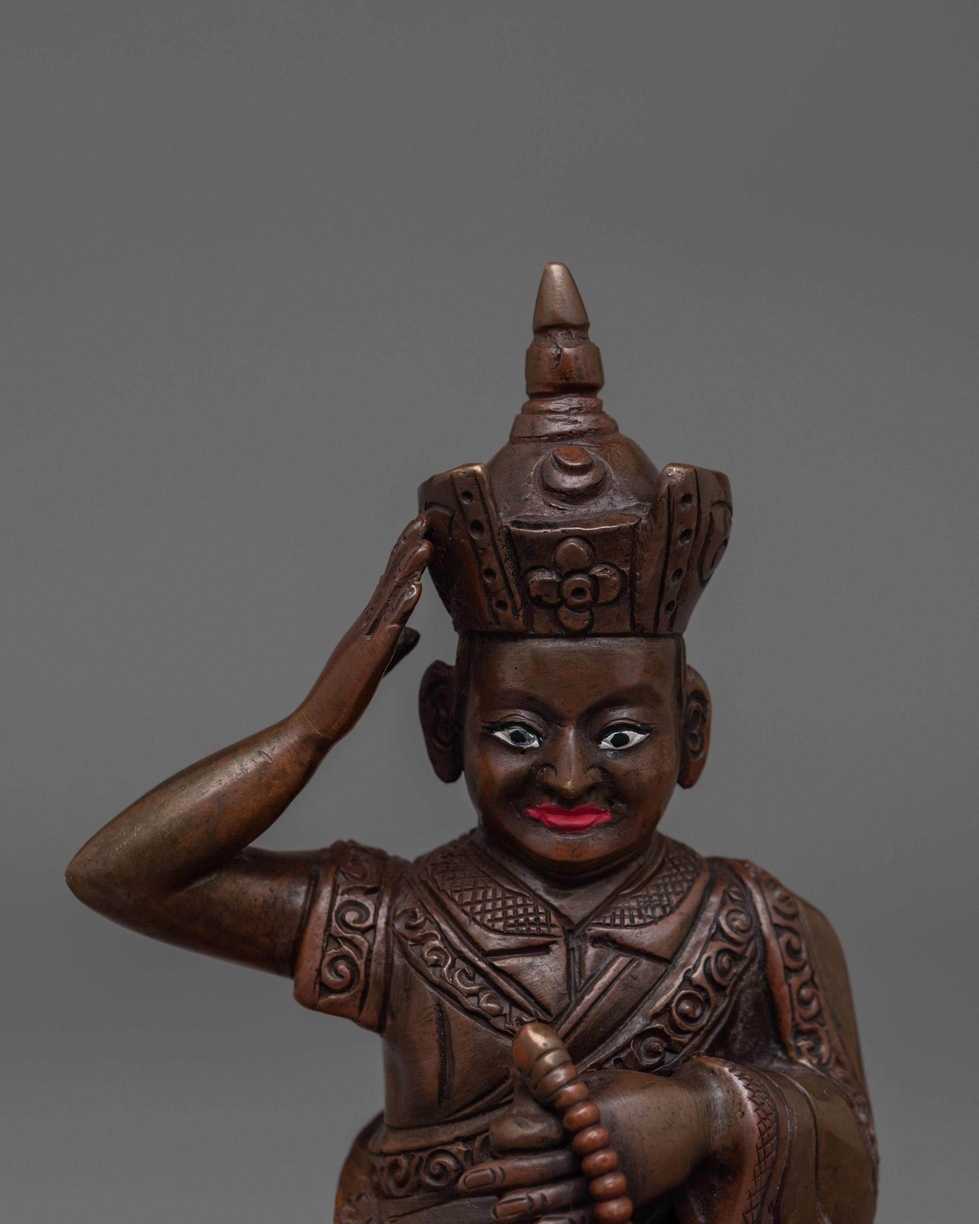 Handmade Master Karmapa Statue | Buddhist Master Sculpture