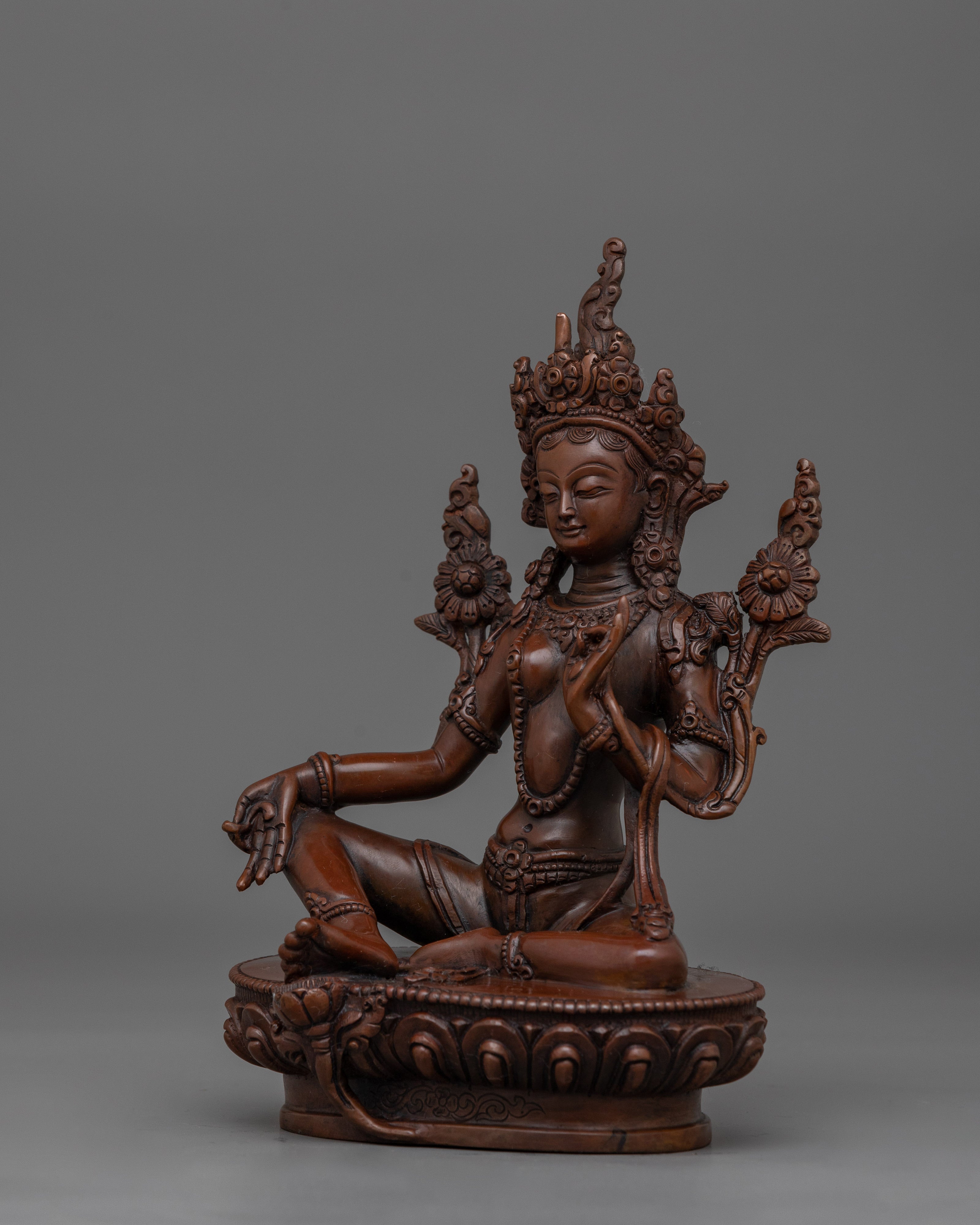Himalayan Divine Shyama Tara Statue | Goddess of Compassion and Healing