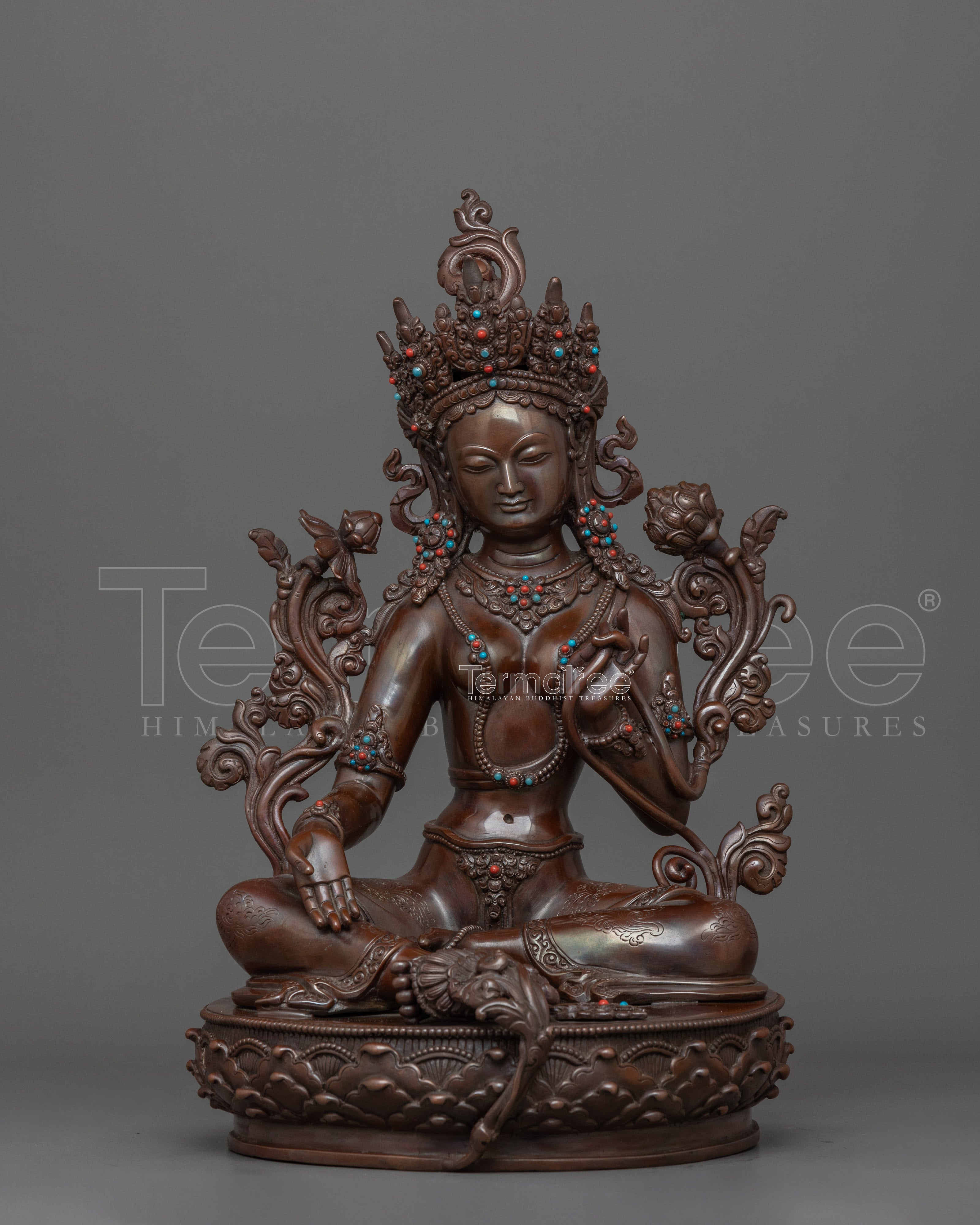 Divine Compassion Deity Green Tara | Goddess of Protection, and Healing