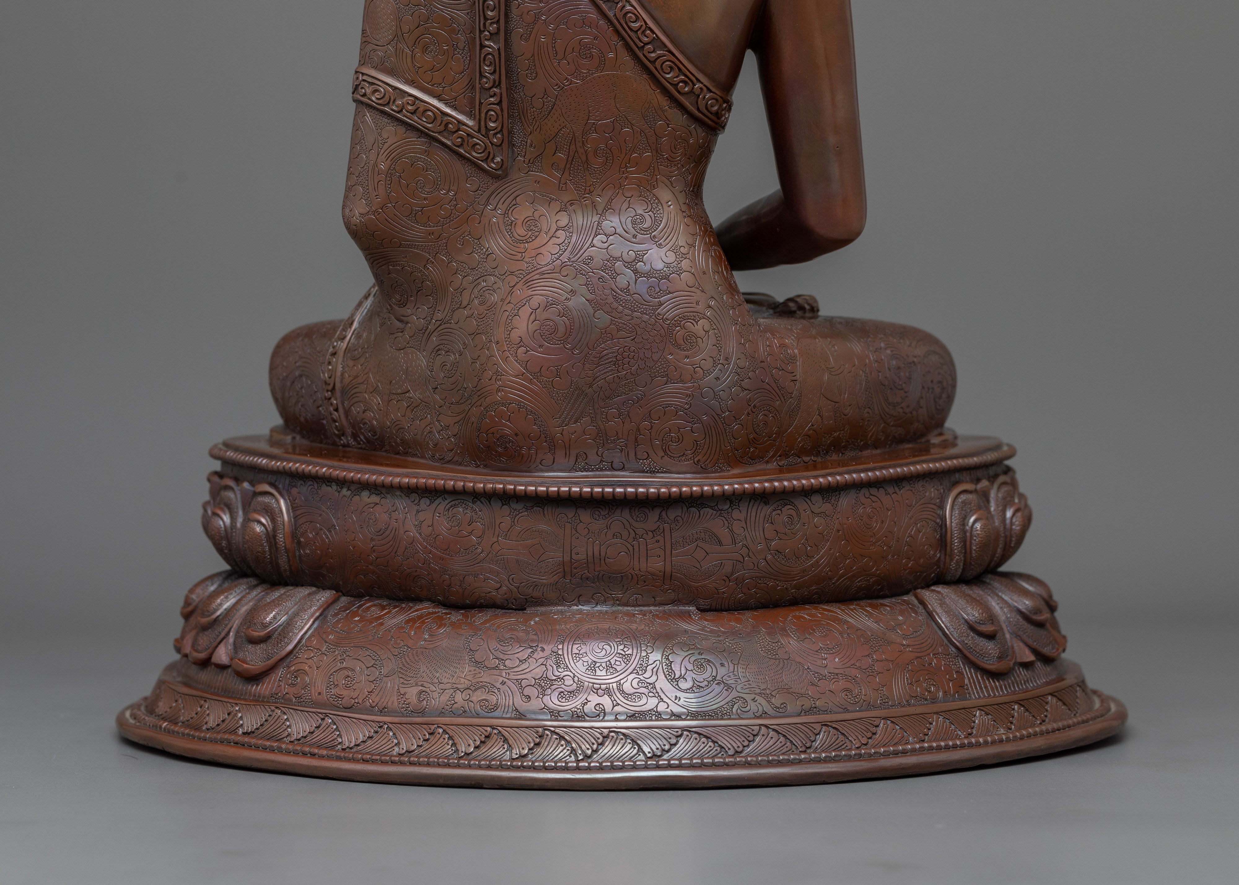 Oxidized 14.2 Inches Amitabha Buddha Statue | Pure Compassion and Enlightenment