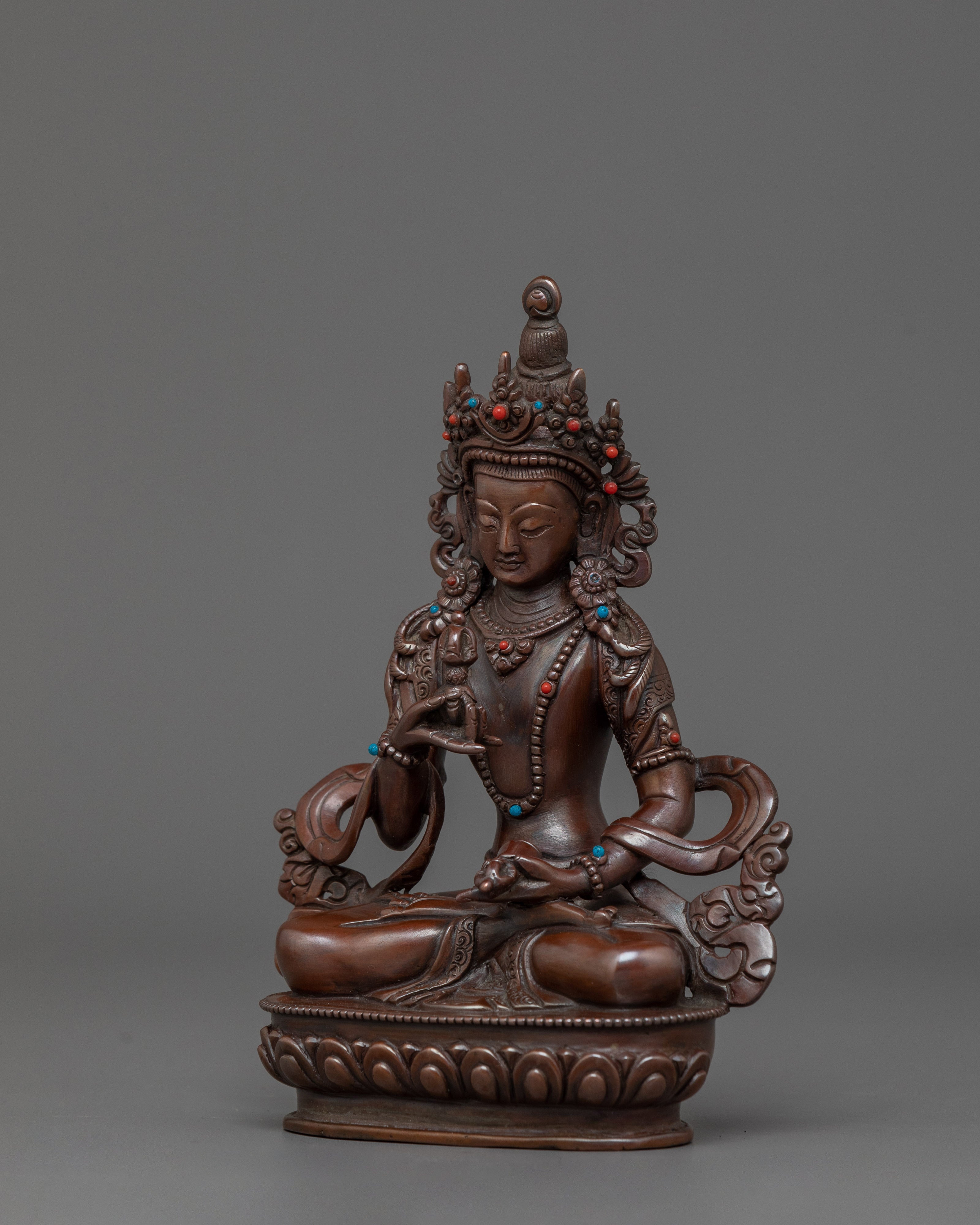 Purification Deity Vajrasattva Sculpture | Embodiment of Purification and Wisdom