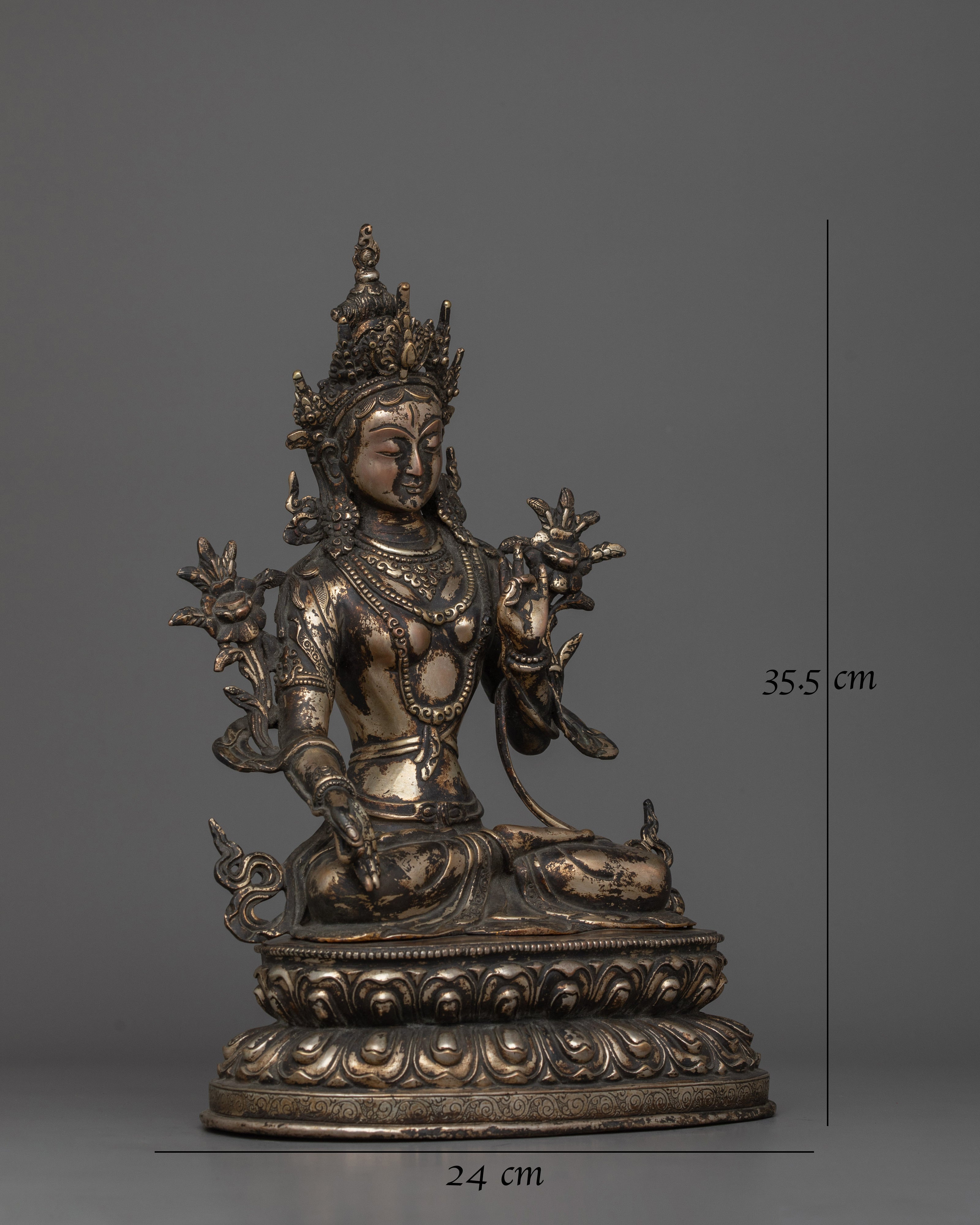 Antique Finished White Tara