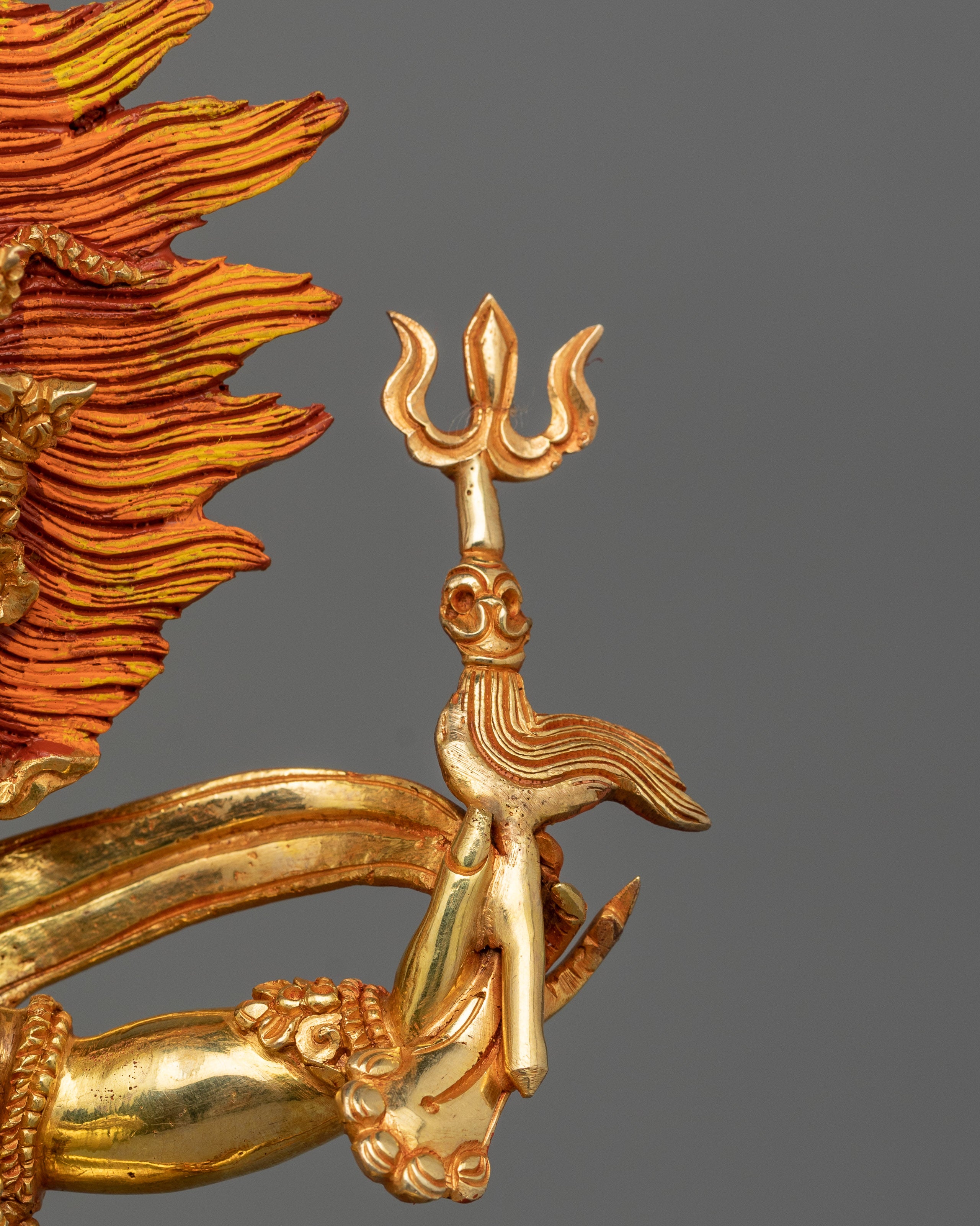 Three Eyes Mahakala Sculpture | The Supreme Protector of Dharma