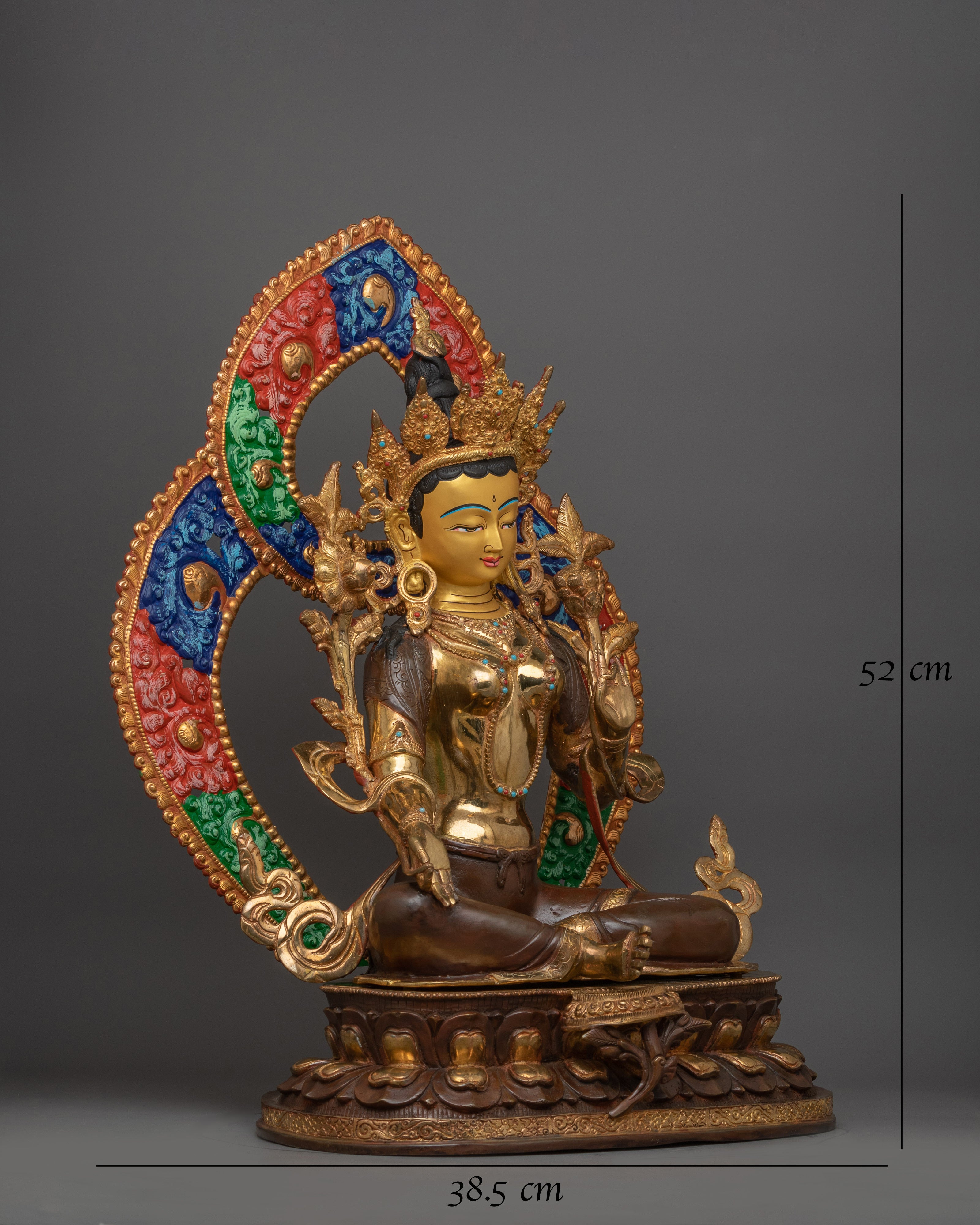 tibetan-sculpture-of-green-tara