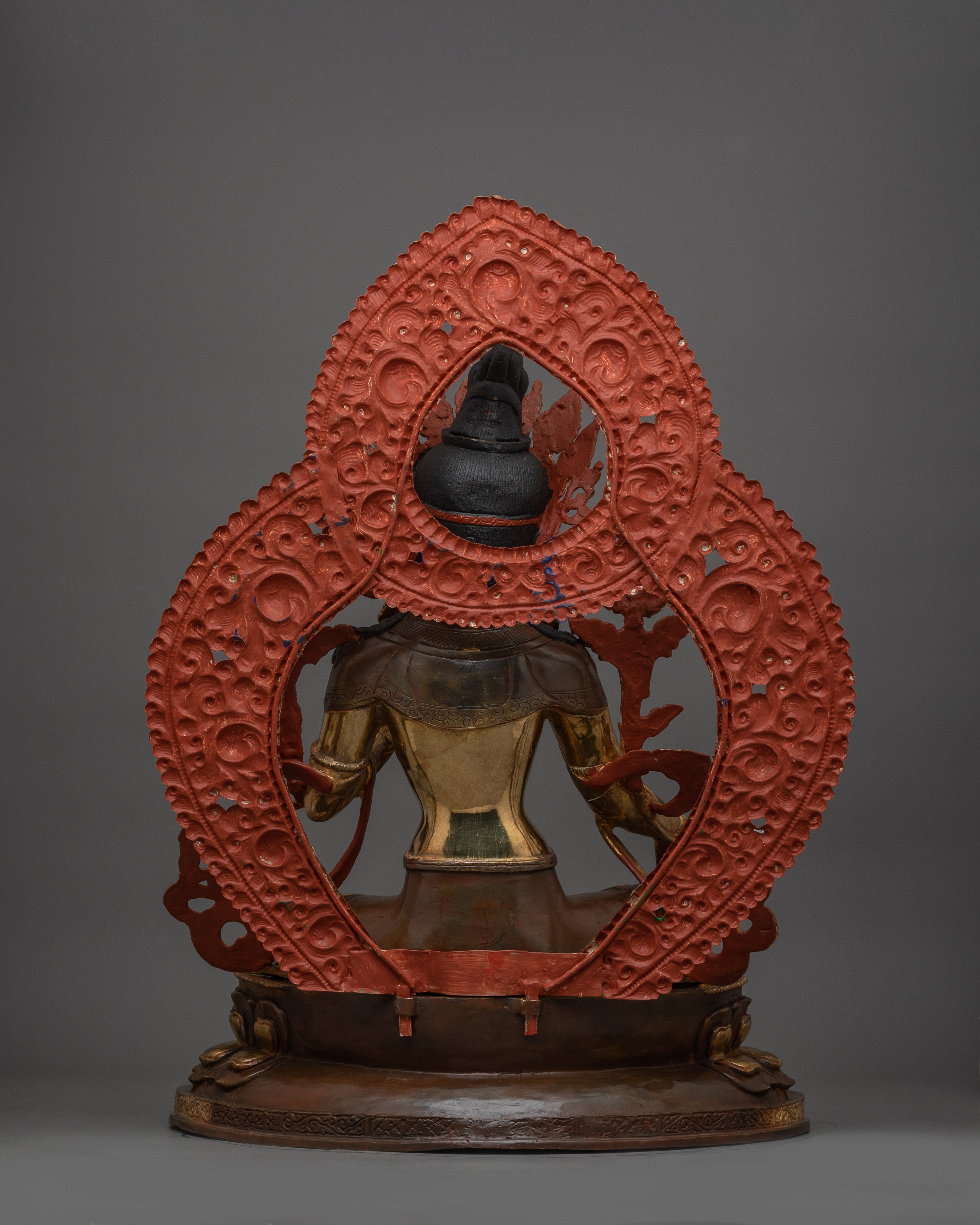 Tibetan Sculpture of Green Tara | Goddess of Compassion and Spiritual Protection