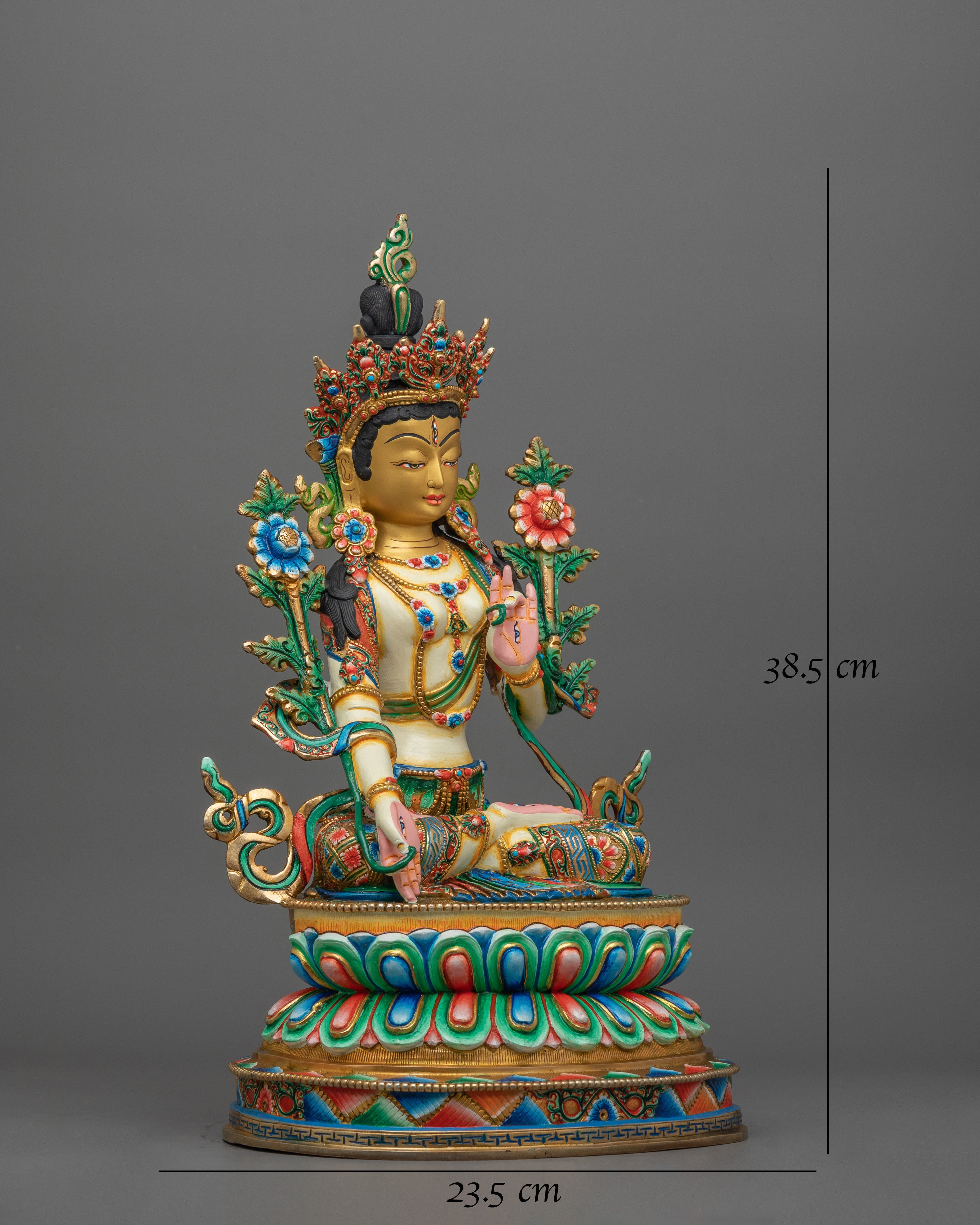 tibetan-figurine-of-seven-eyes-deity-white-tara