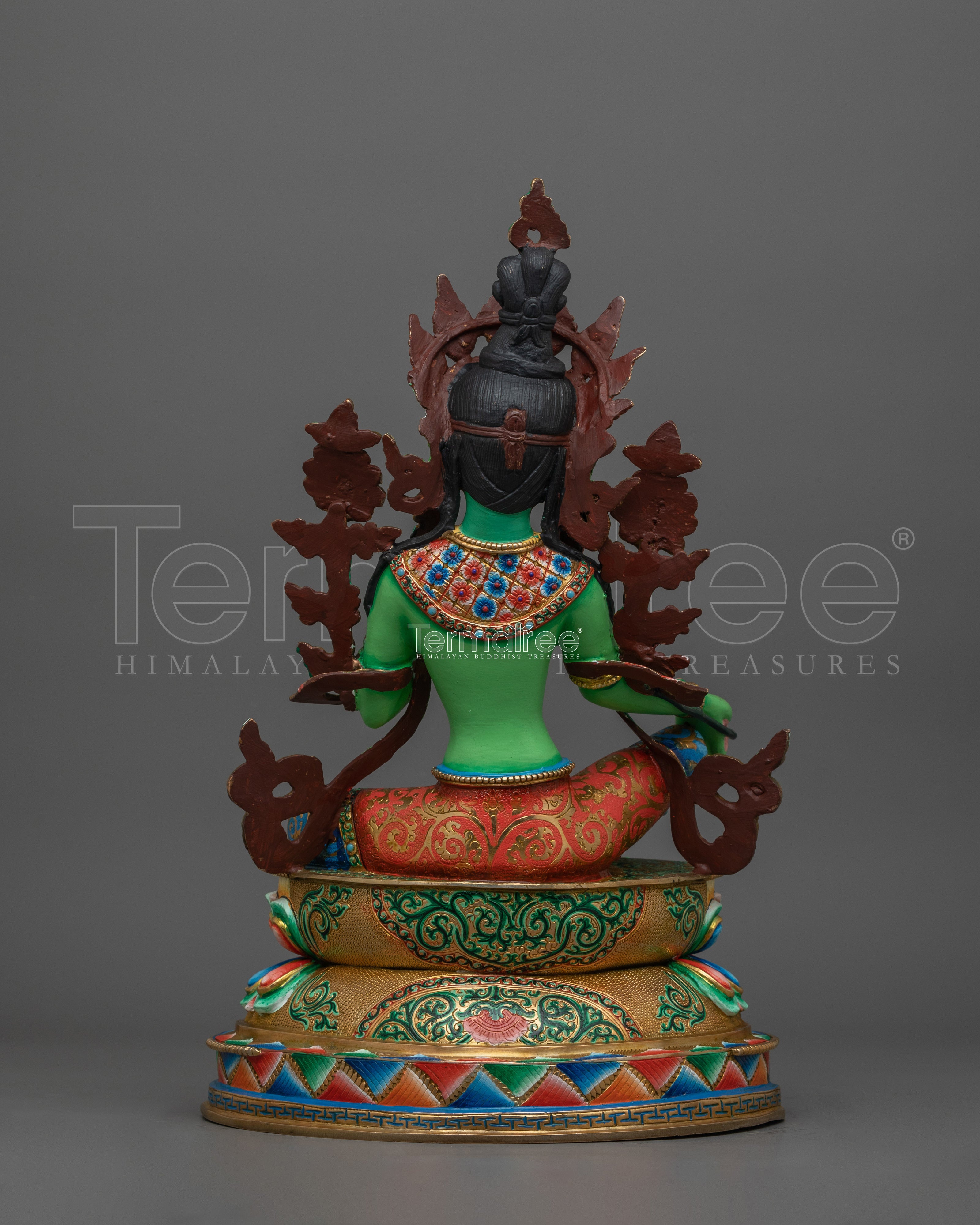 Handcrafted Figurine of Mother Green Tara | Goddess of Compassion, and Protection