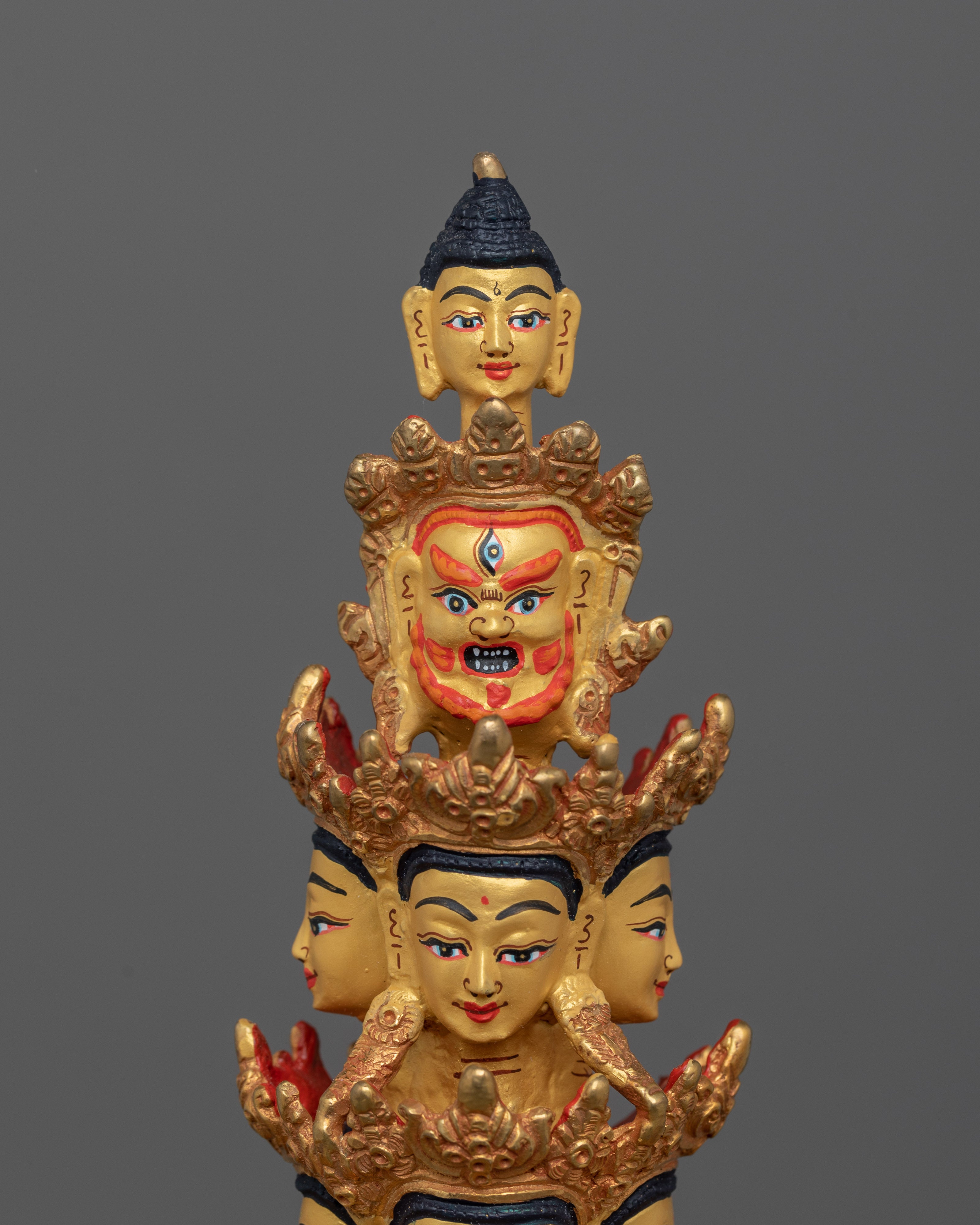 Handmade Figurine of 1000-Armed Chenrezig | The Bodhisattva of Compassion