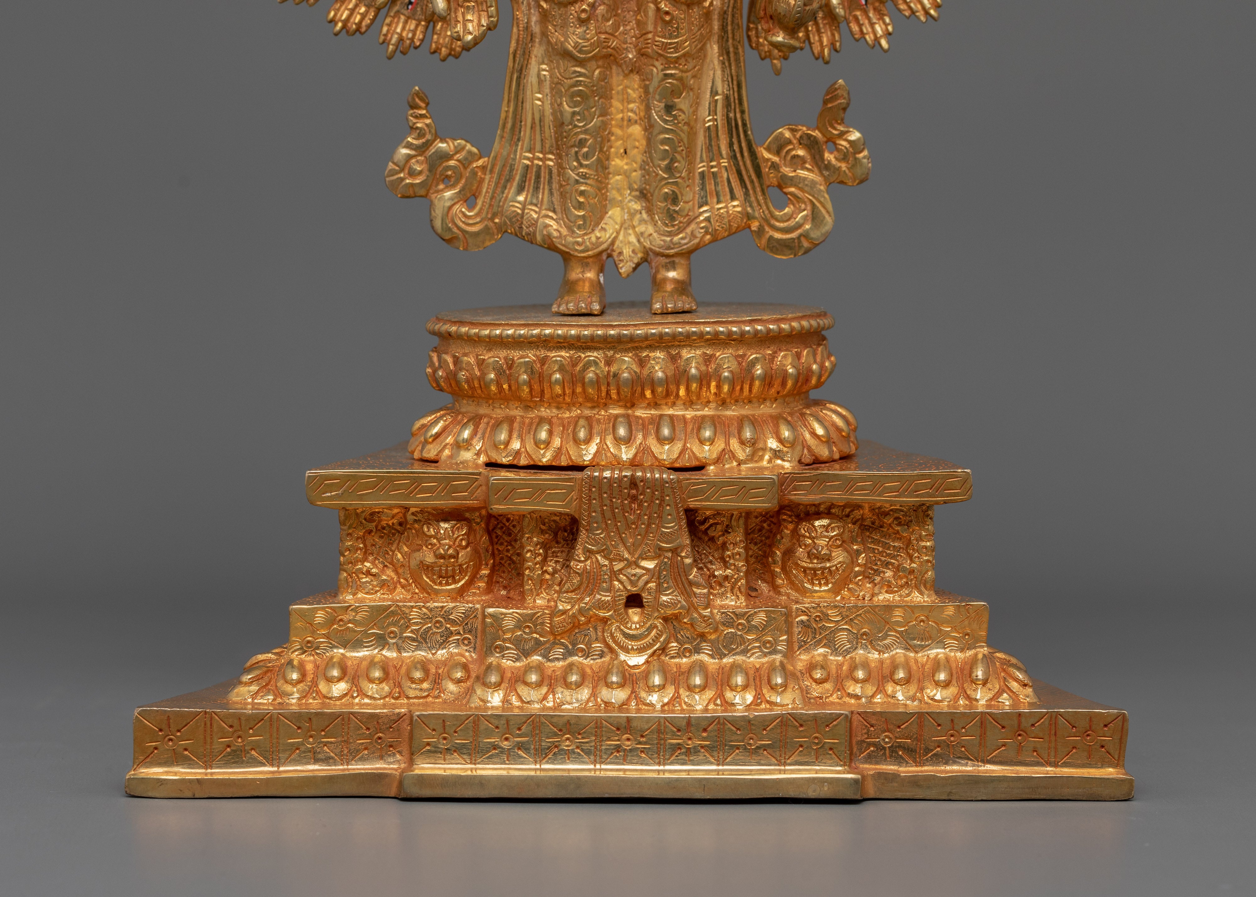 Handmade Figurine of 1000-Armed Chenrezig | The Bodhisattva of Compassion