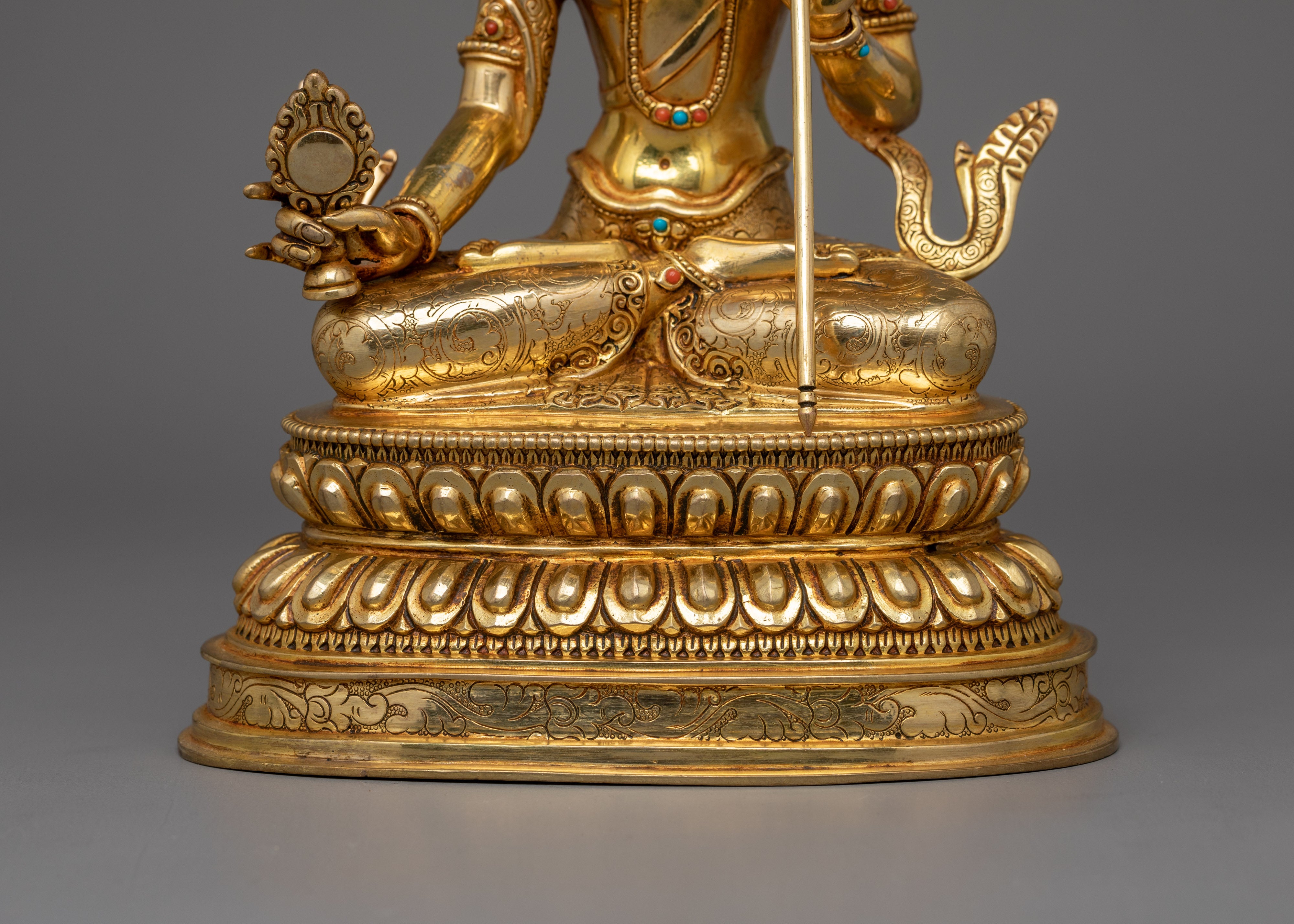 The Guardian of Dharma Dukar Statue | Tibetan Protector of Spiritual Path