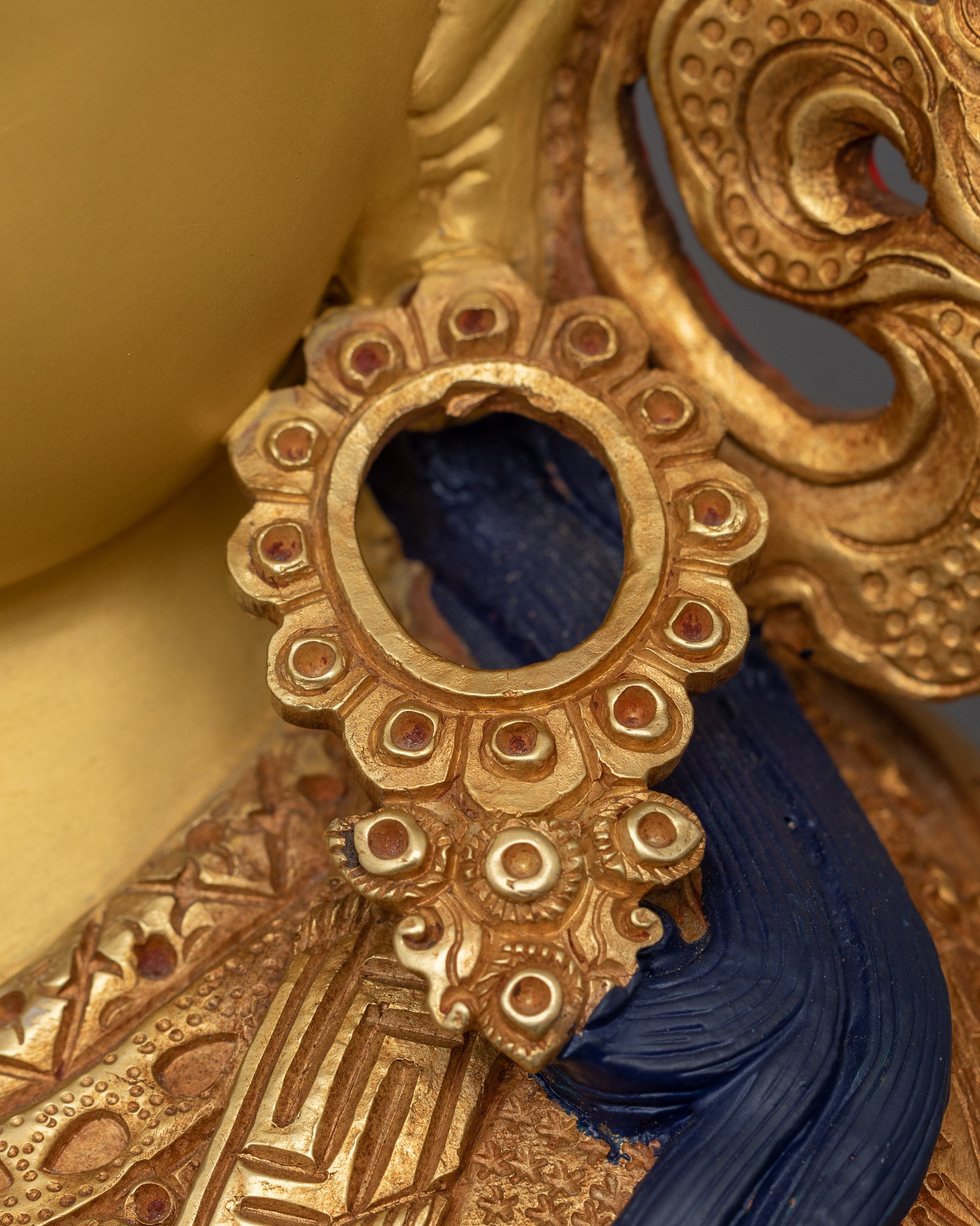 Enlightened Padmasambhava Sculpture | The Lotus-Born Tantric Master