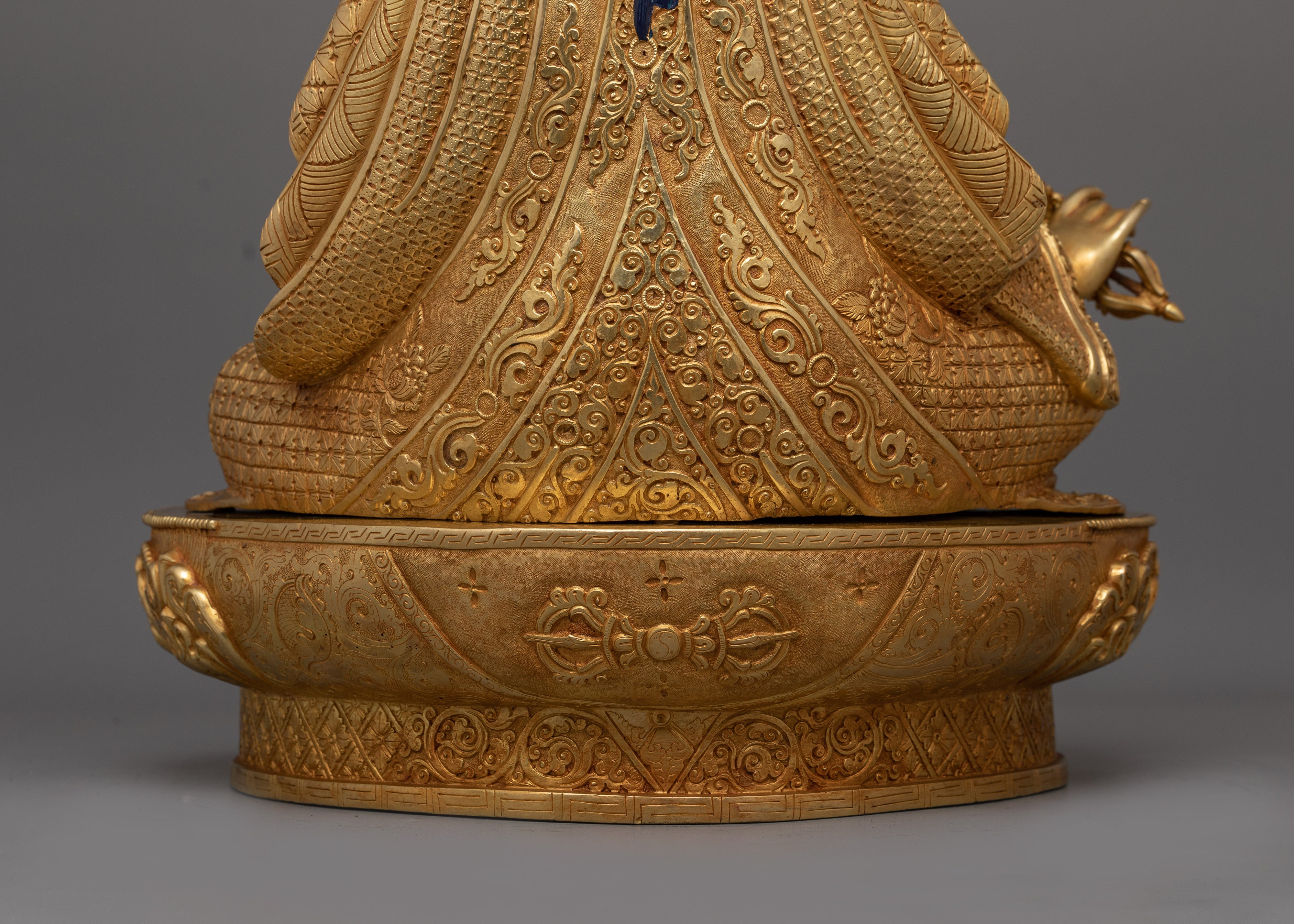 Enlightened Padmasambhava Sculpture | The Lotus-Born Tantric Master