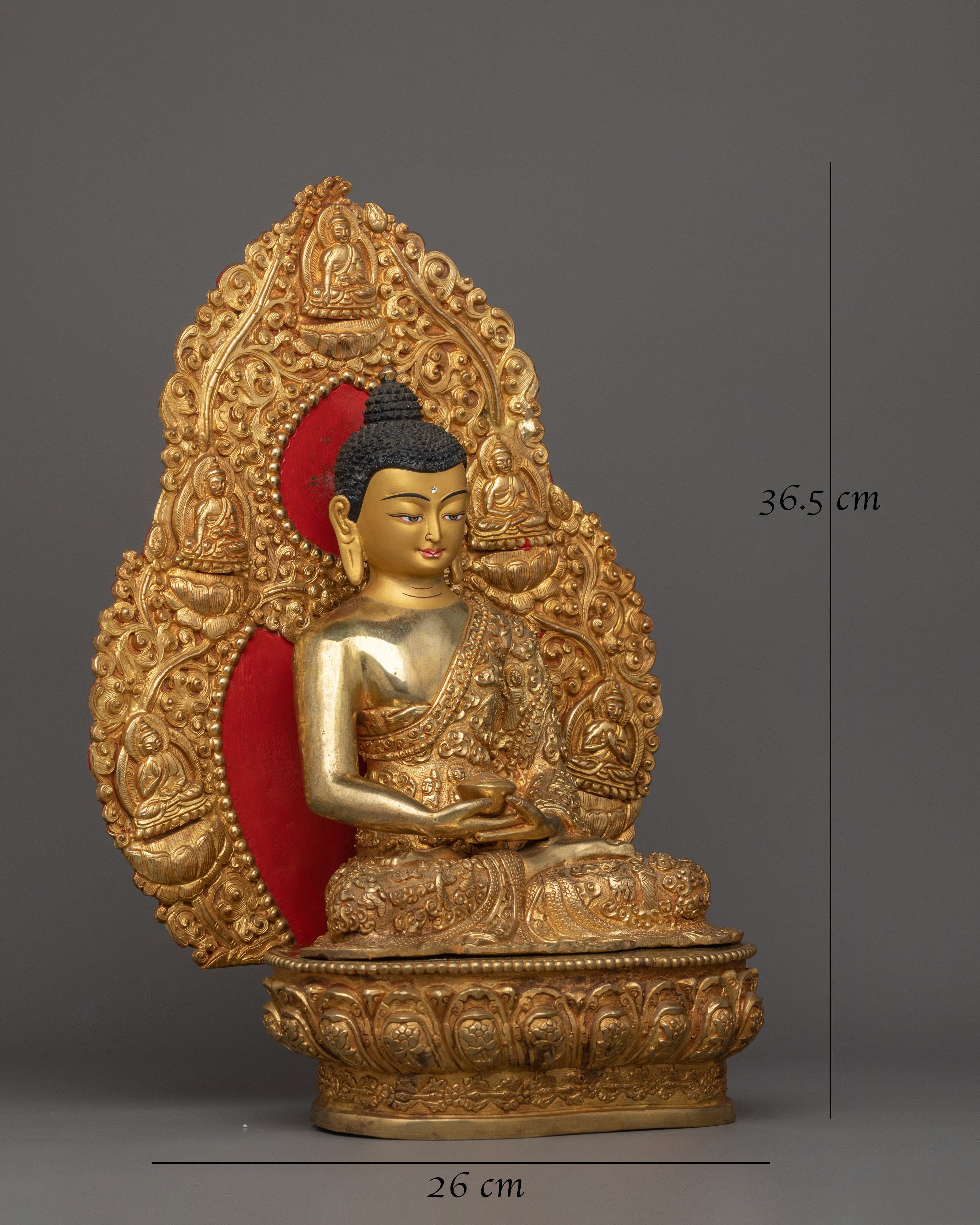 Buddha Amitabha with Beautiful  halo