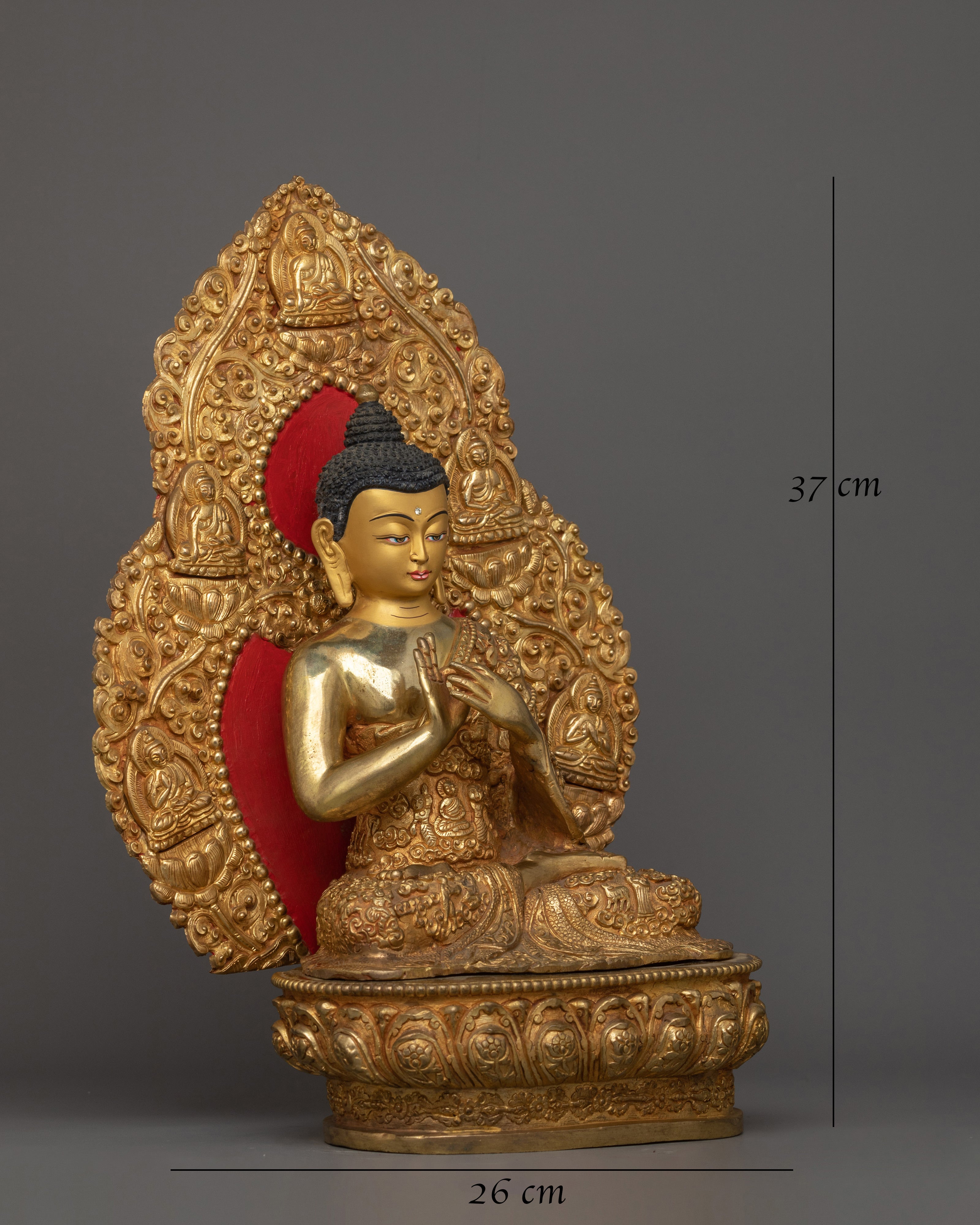 Golden Vairocana Statue