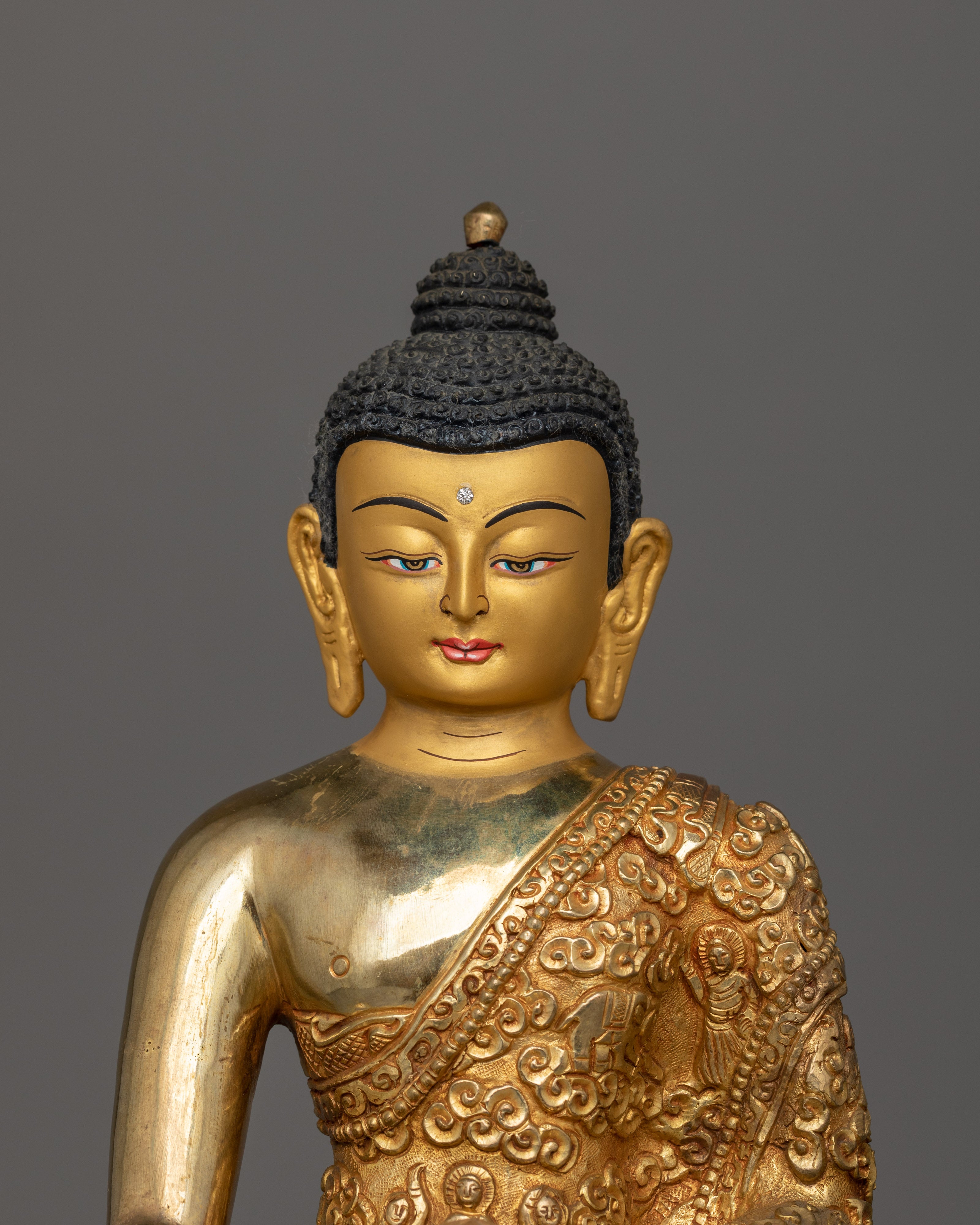 Golden Shakyamuni Buddha Statue | Also known as the First Buddha