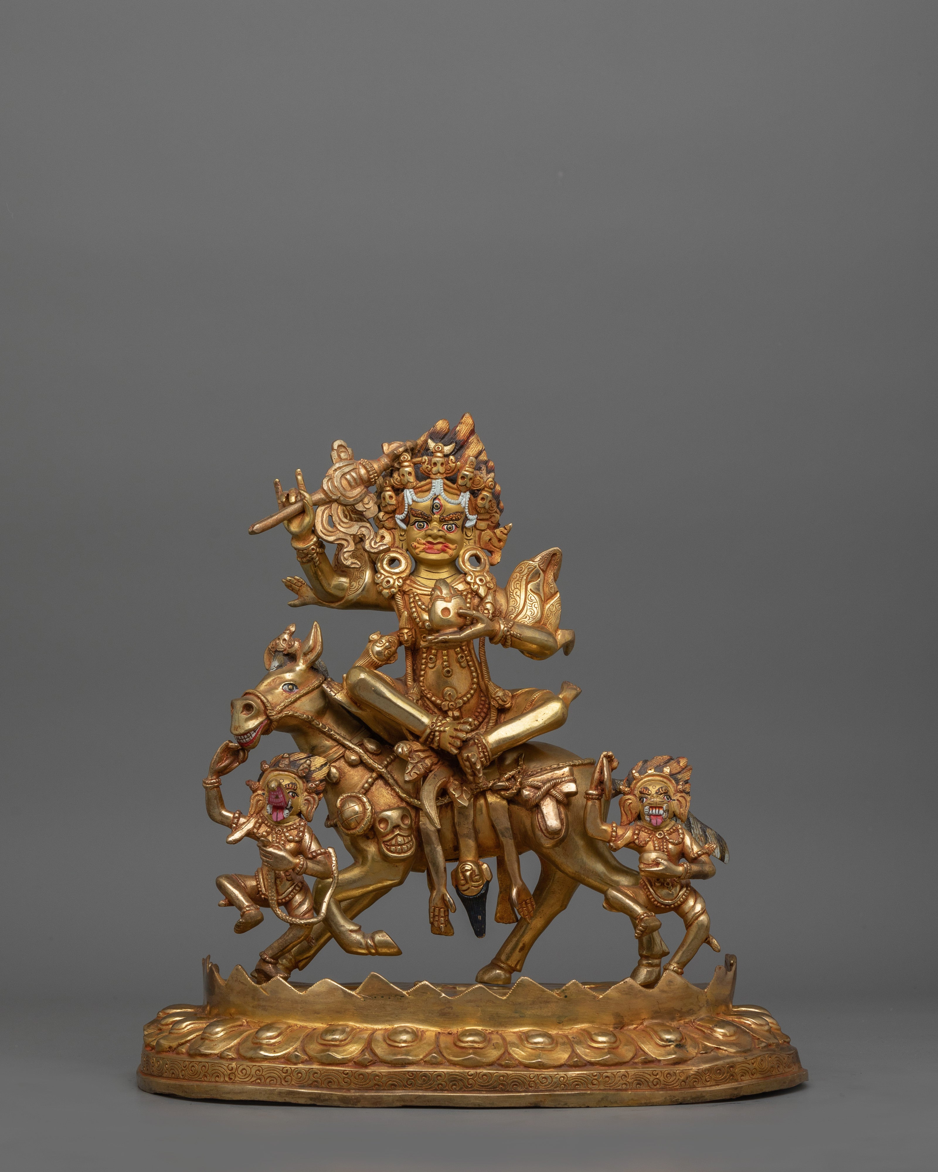 Tibetan Sculpture of Palden Lhamo | The Goddess of Protection, and Strength