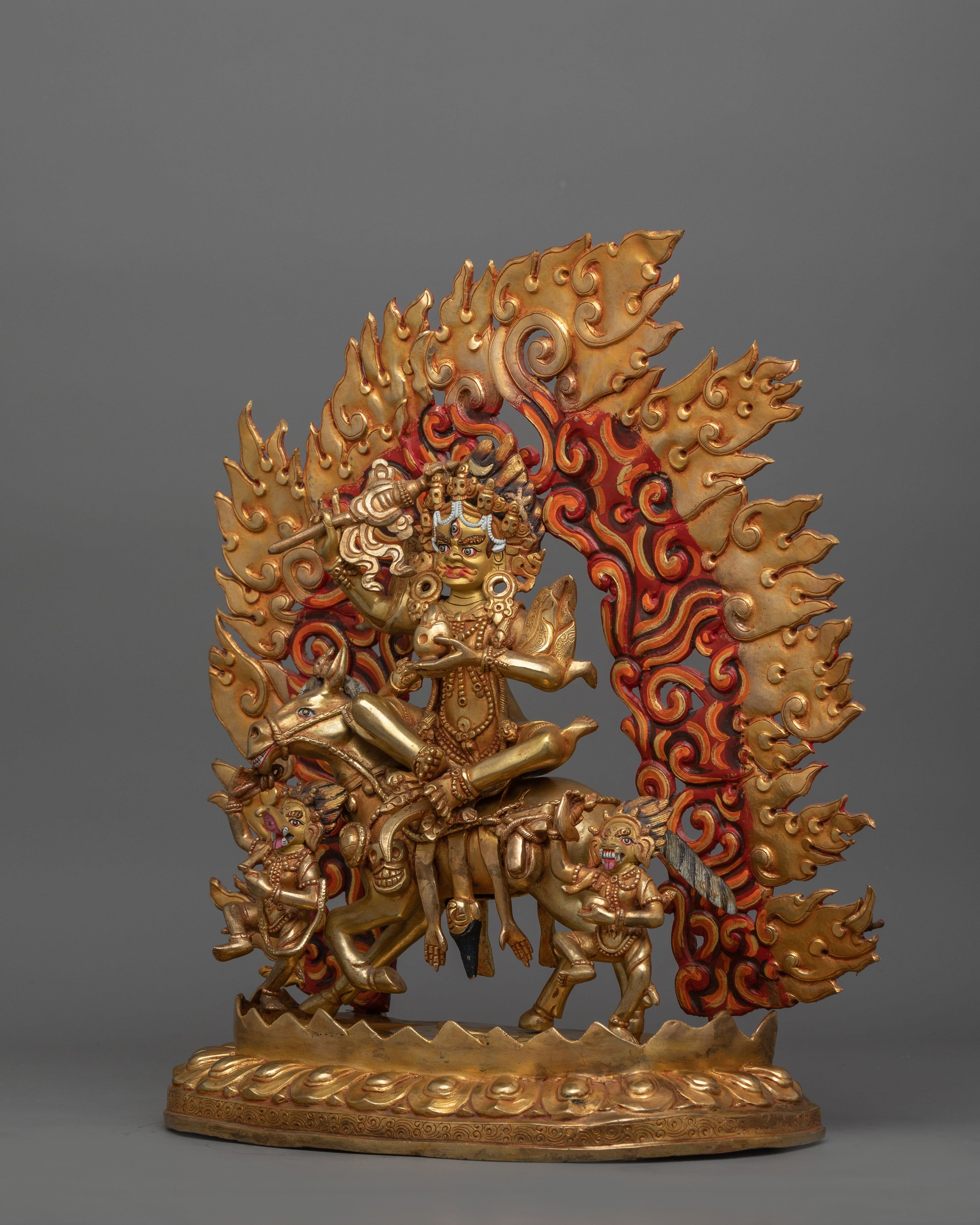 Tibetan Sculpture of Palden Lhamo | The Goddess of Protection, and Strength