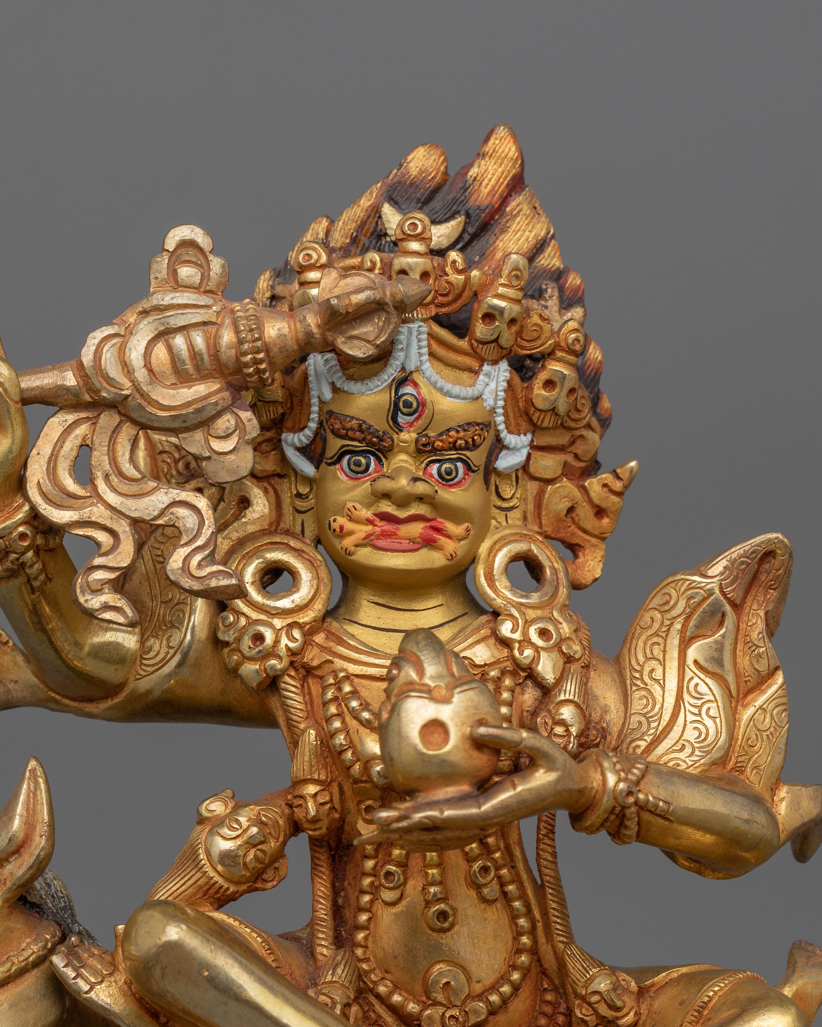 Tibetan Sculpture of Palden Lhamo | The Goddess of Protection, and Strength