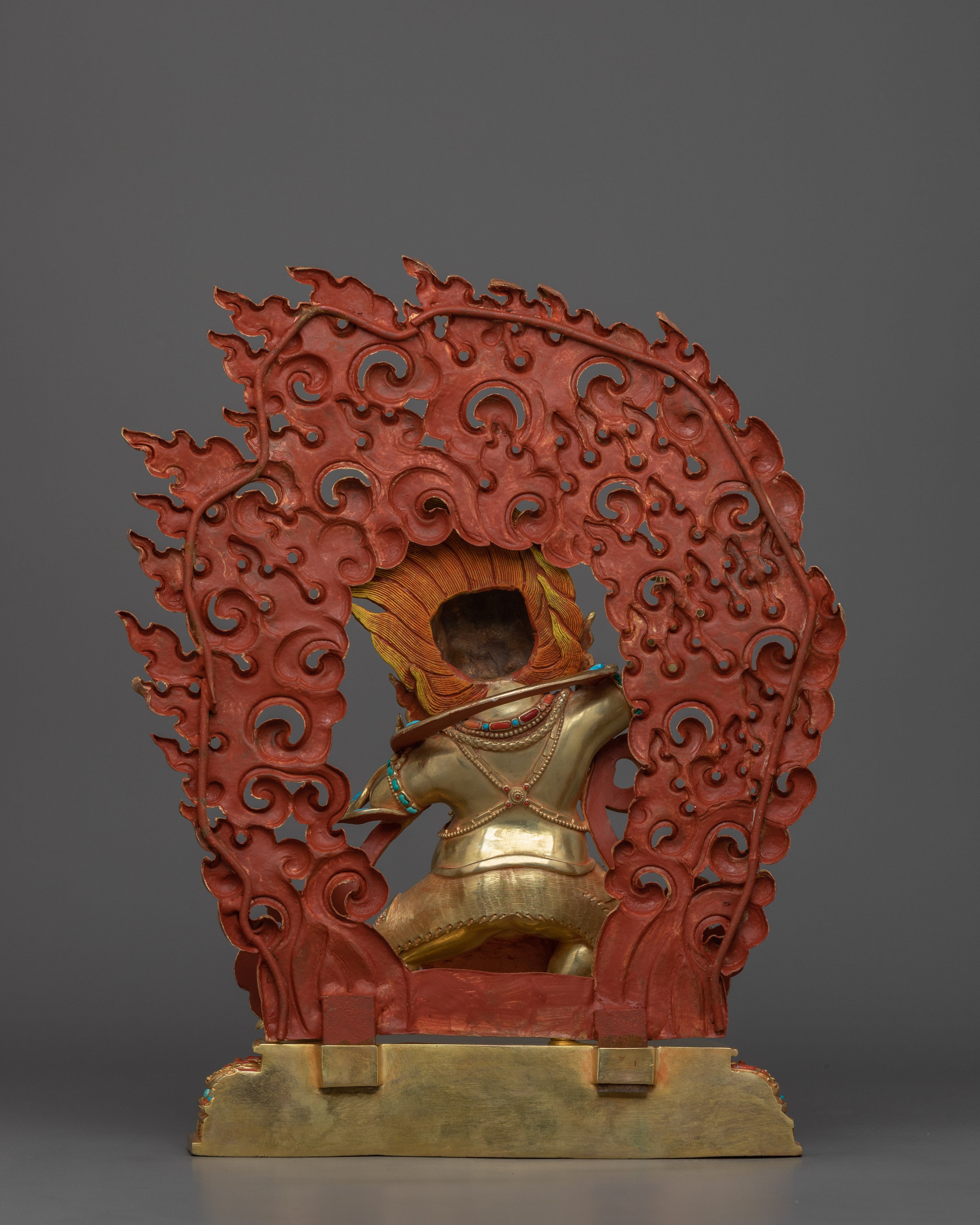 Three Eyes Deity Vajrapani Statue | Also known as Holder of The Thunderbolt