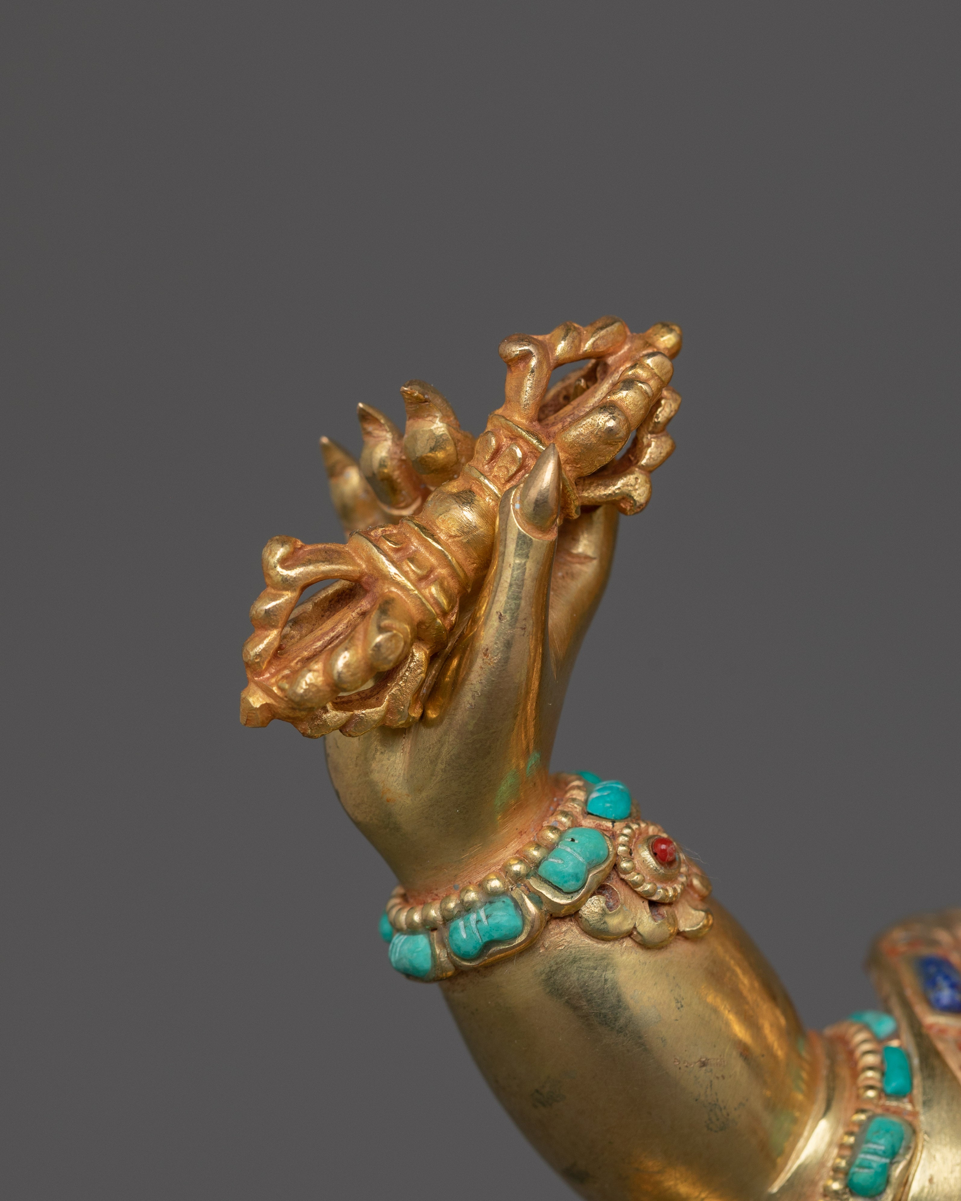 Three Eyes Deity Vajrapani Statue | Also known as Holder of The Thunderbolt
