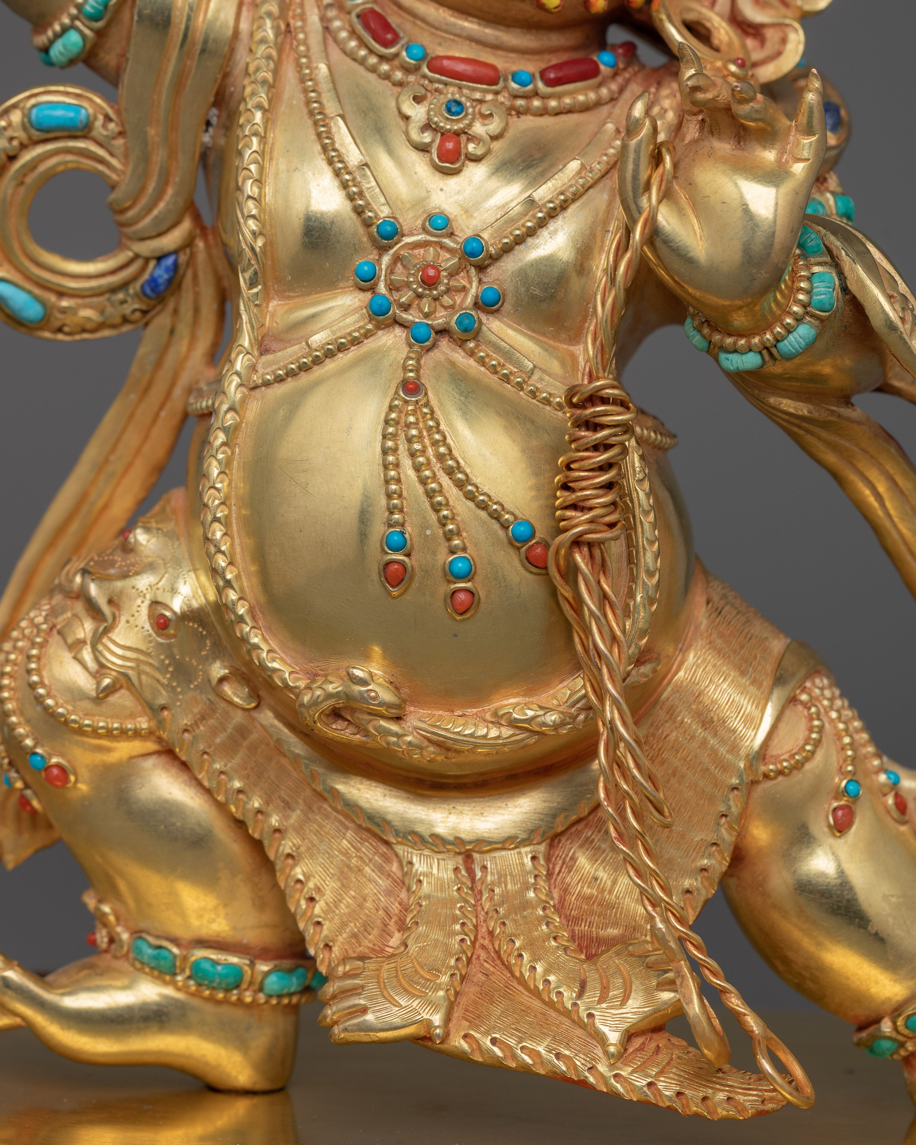 Three Eyes Deity Vajrapani Statue | Also known as Holder of The Thunderbolt