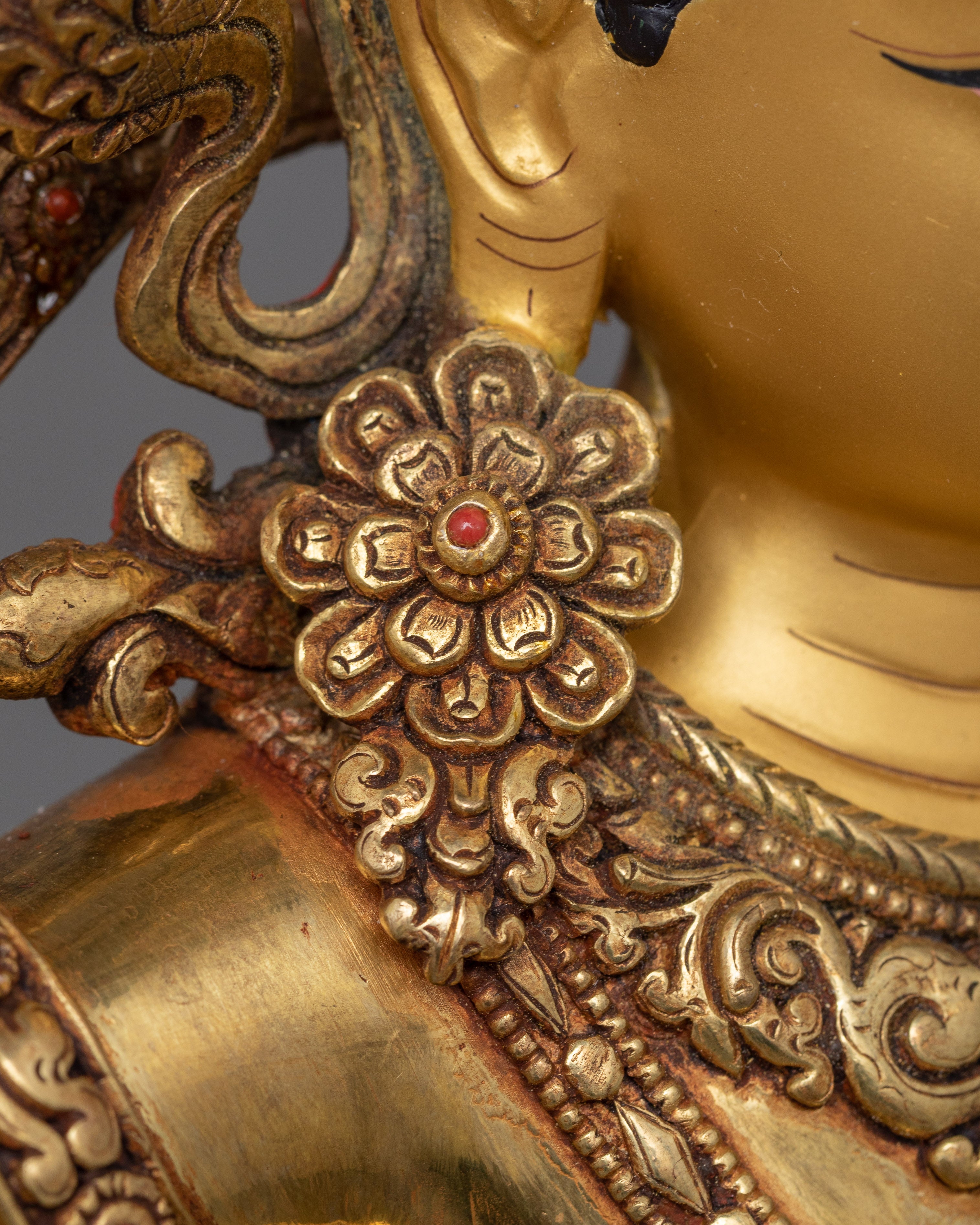 Tibetan Deity Manjughosa Sculpture | God of Wisdom, Knowledge and Enlightenment