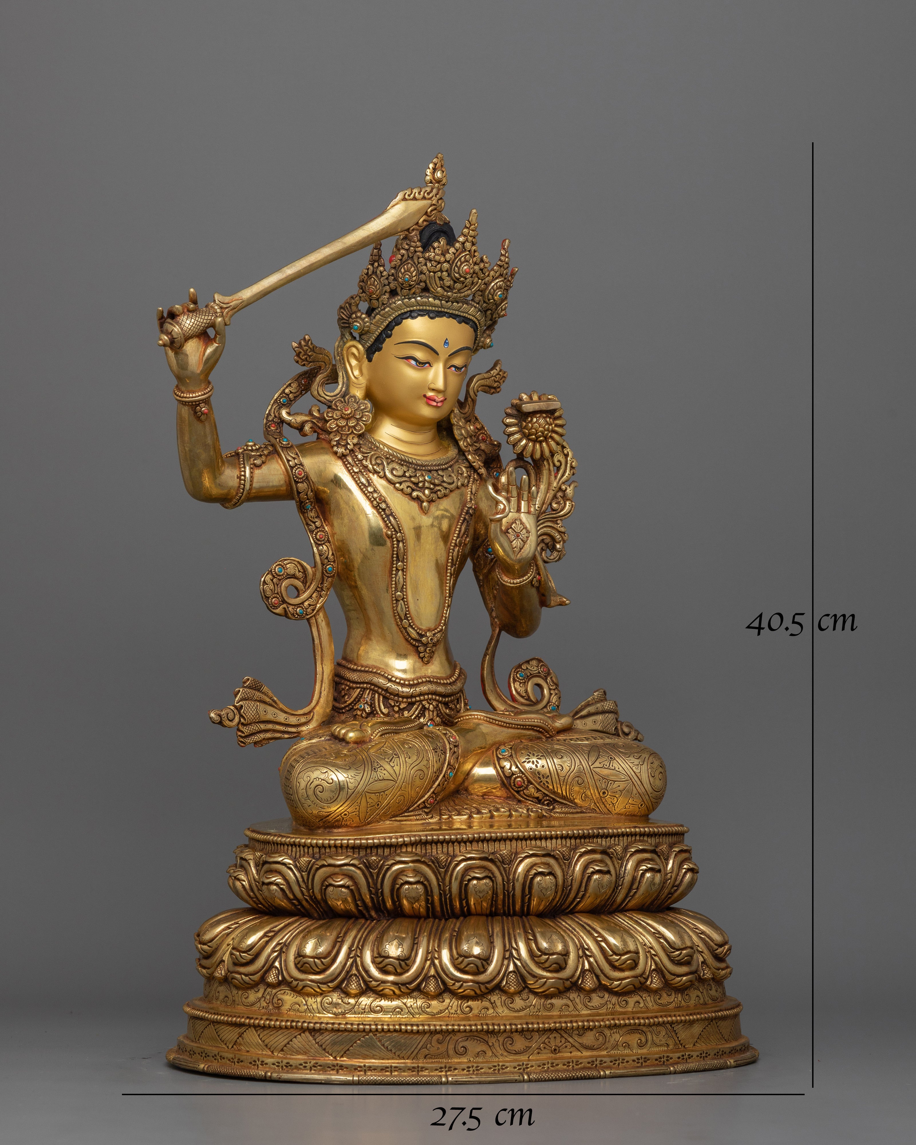 tibetan-deity-manjughosa-sculpture
