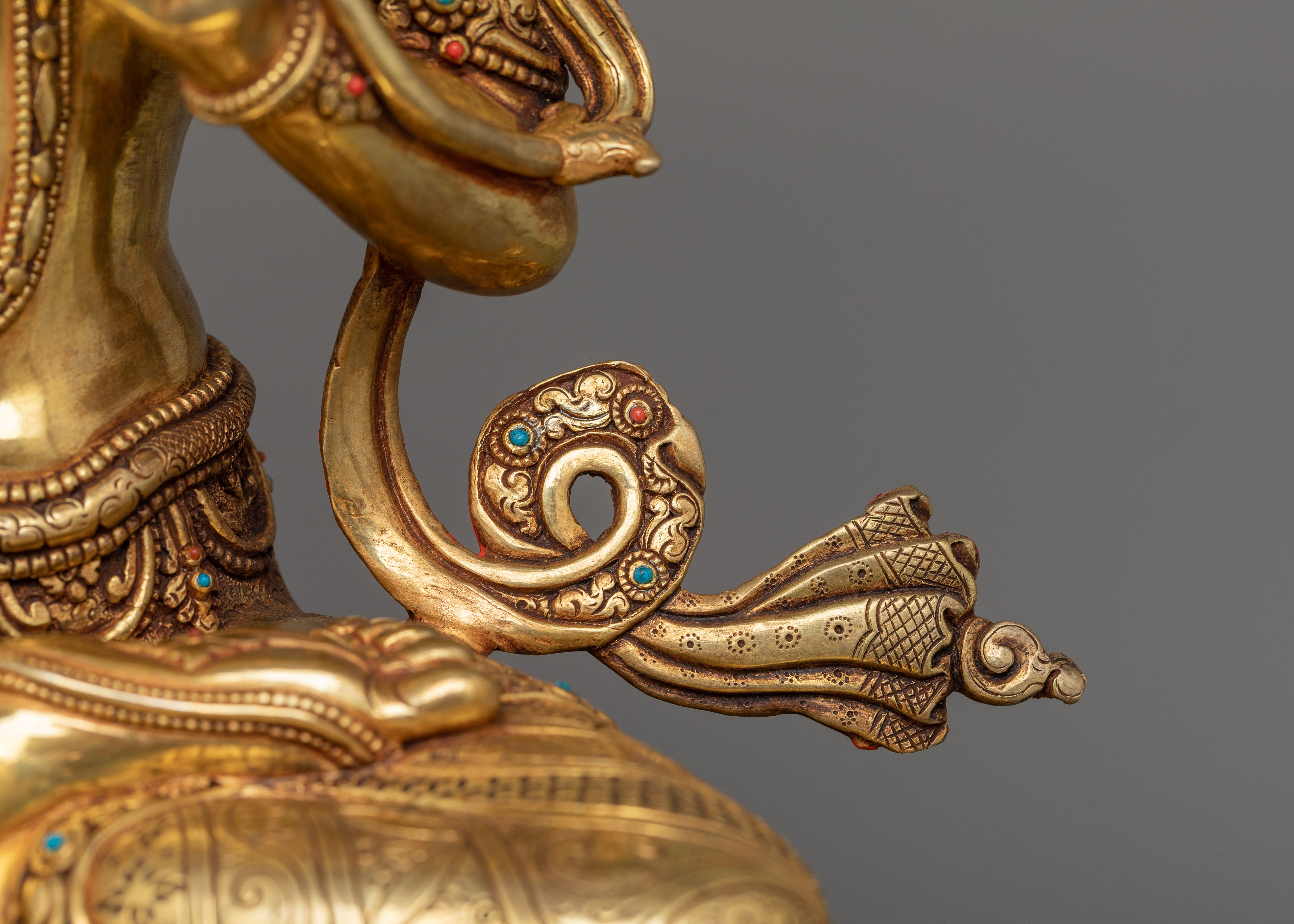 Tibetan Deity Manjughosa Sculpture | God of Wisdom, Knowledge and Enlightenment