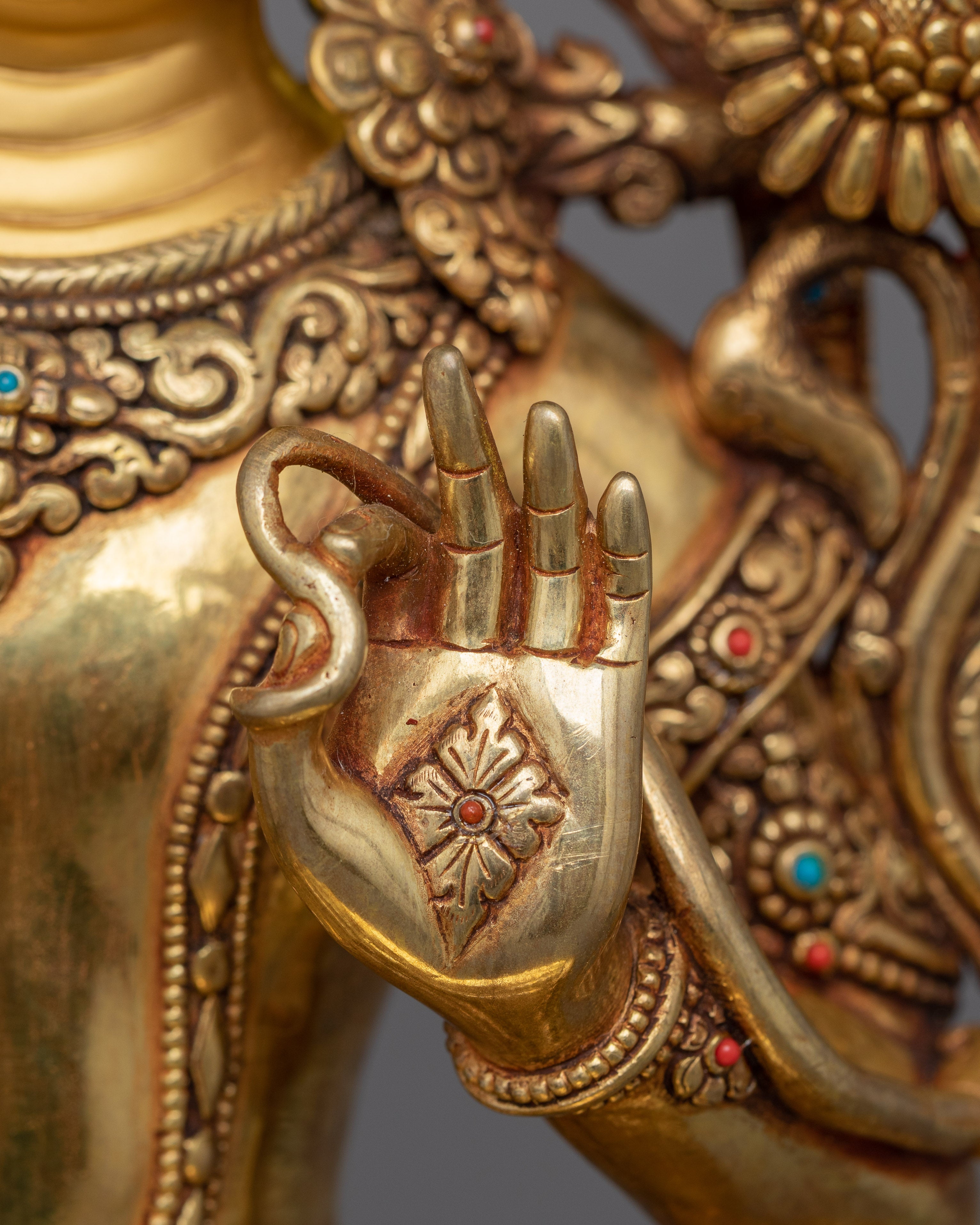 Tibetan Deity Manjughosa Sculpture | God of Wisdom, Knowledge and Enlightenment