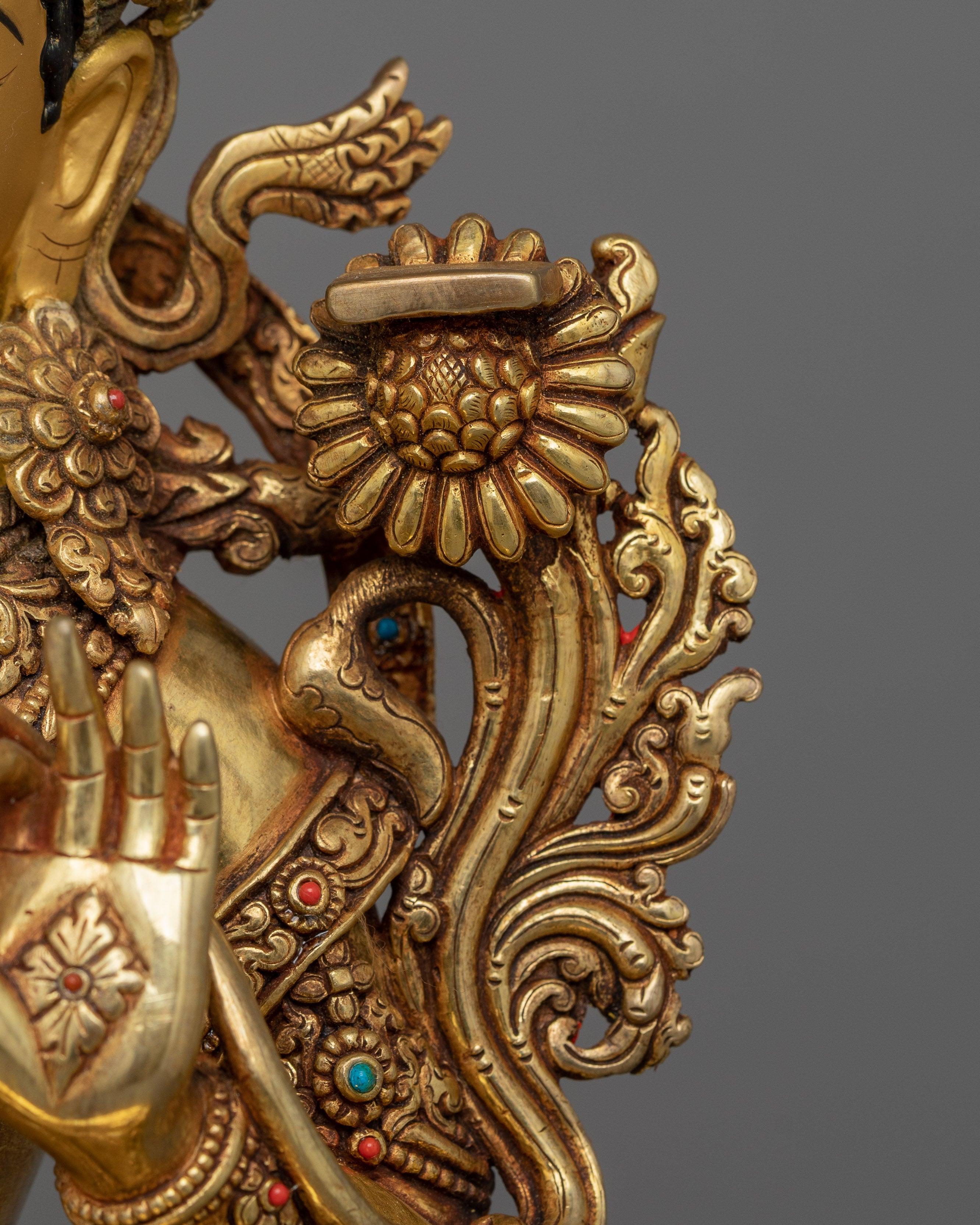 Tibetan Deity Manjughosa Sculpture | God of Wisdom, Knowledge and Enlightenment
