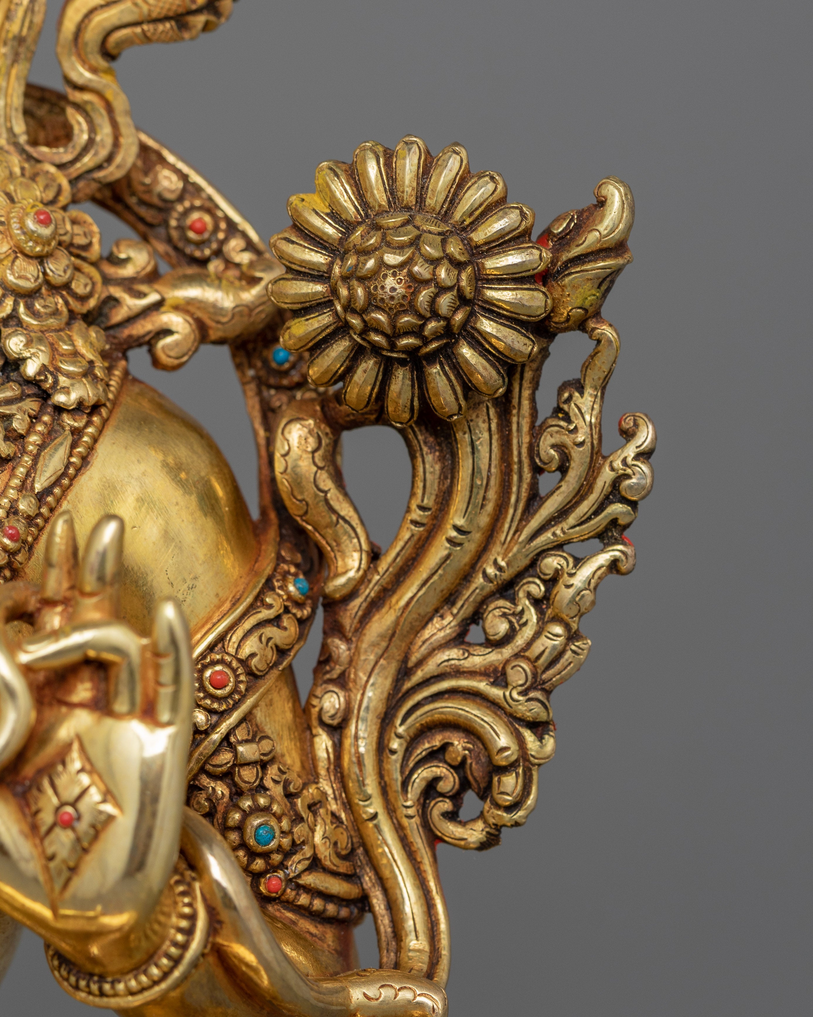 Green Tara Himalayan Statue | Himalayan Spiritual Artwork