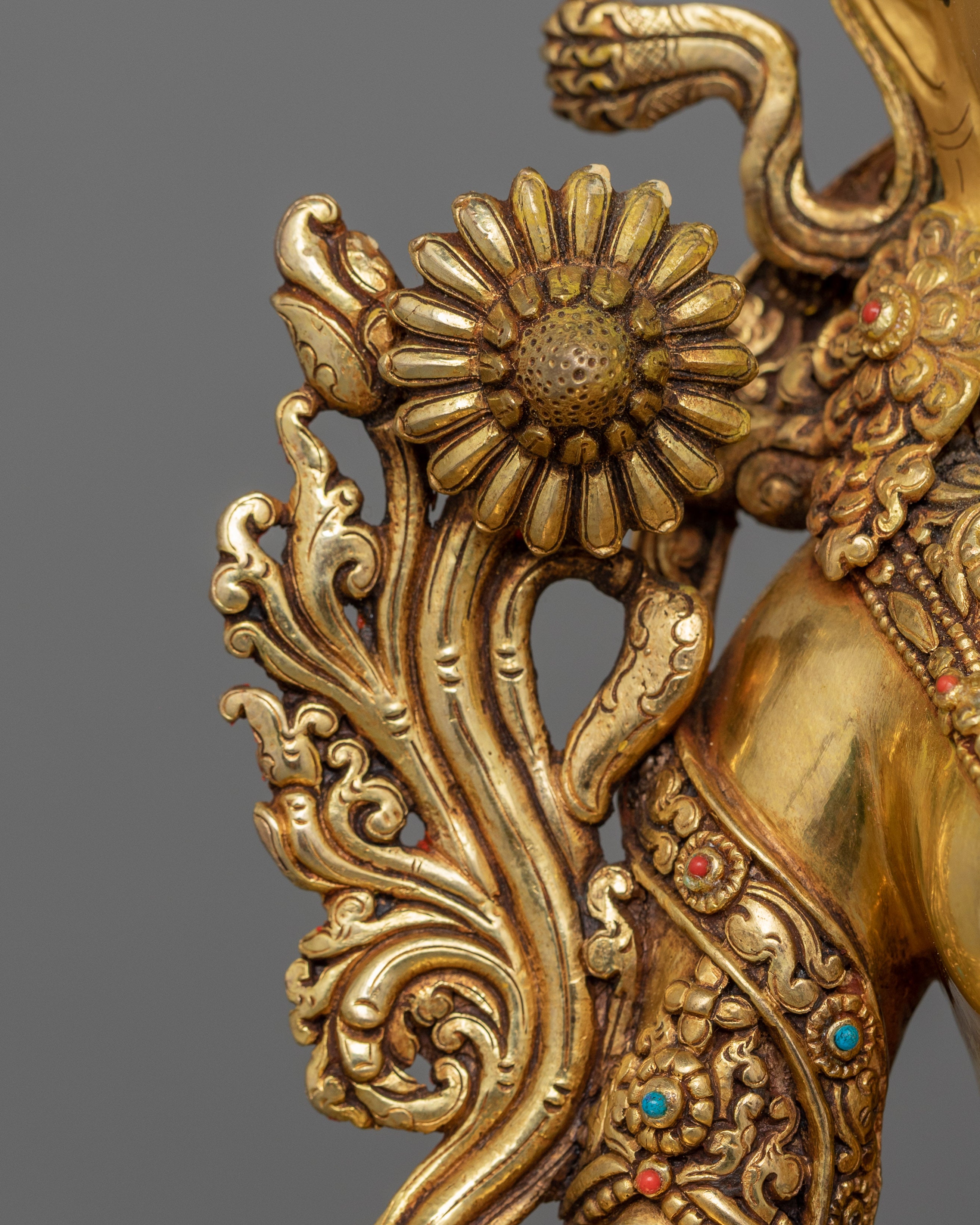 Green Tara Himalayan Statue | Himalayan Spiritual Artwork