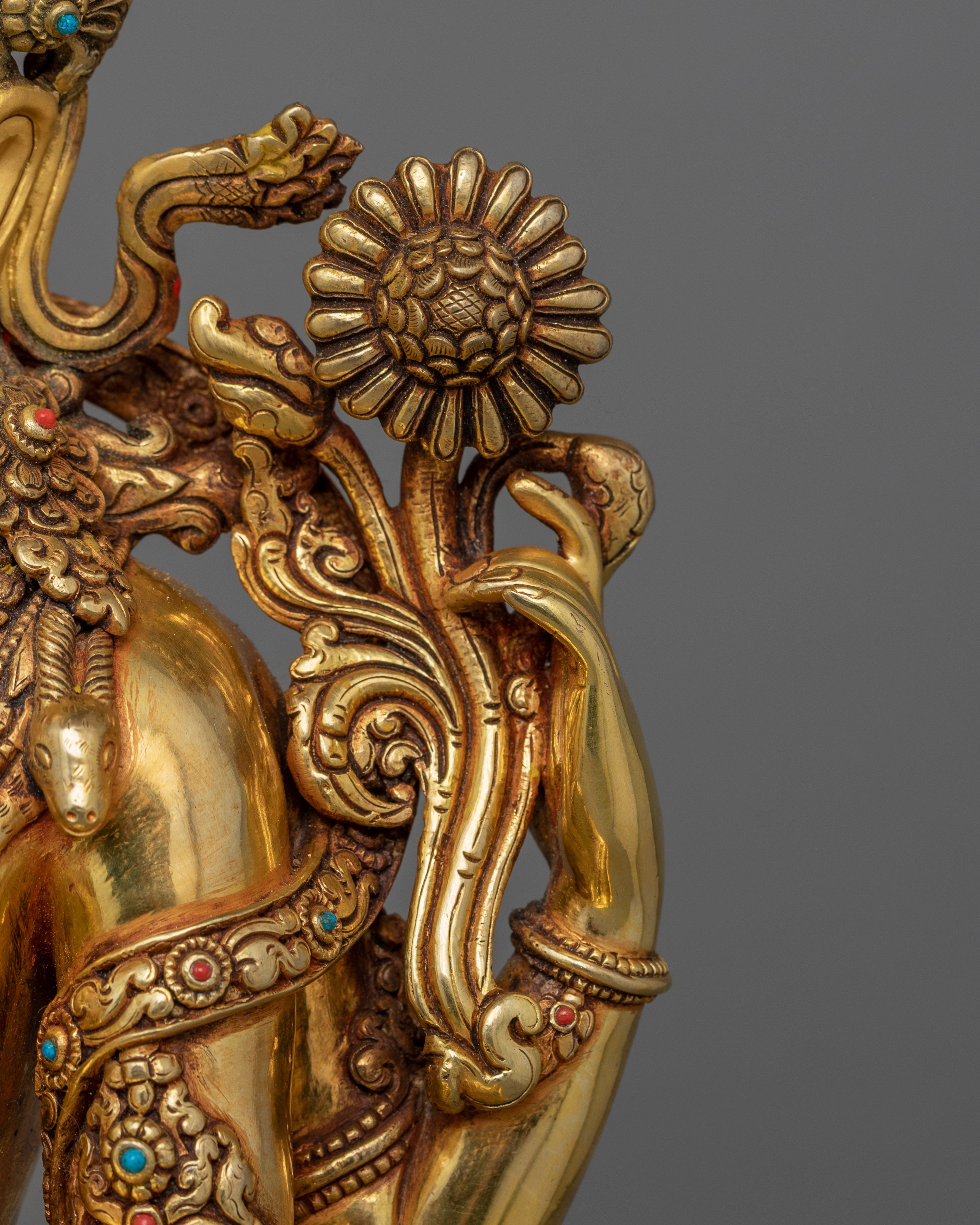 Beautiful Five Bodhisattva Set Statue | Historical Five Buddha at one Frame