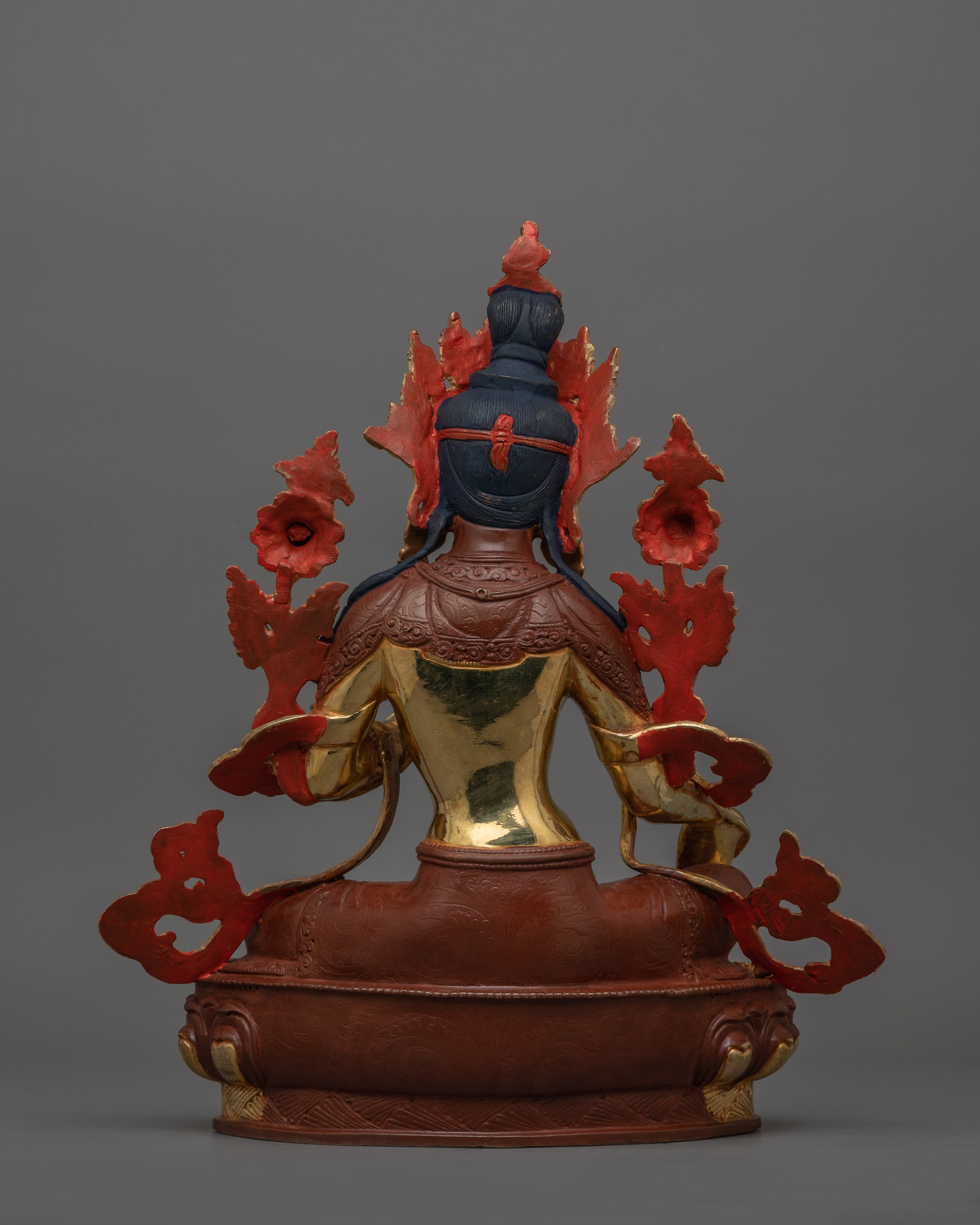 13.4 Inch Green Tara Statue | The Goddess of Compassion and Swift Protection