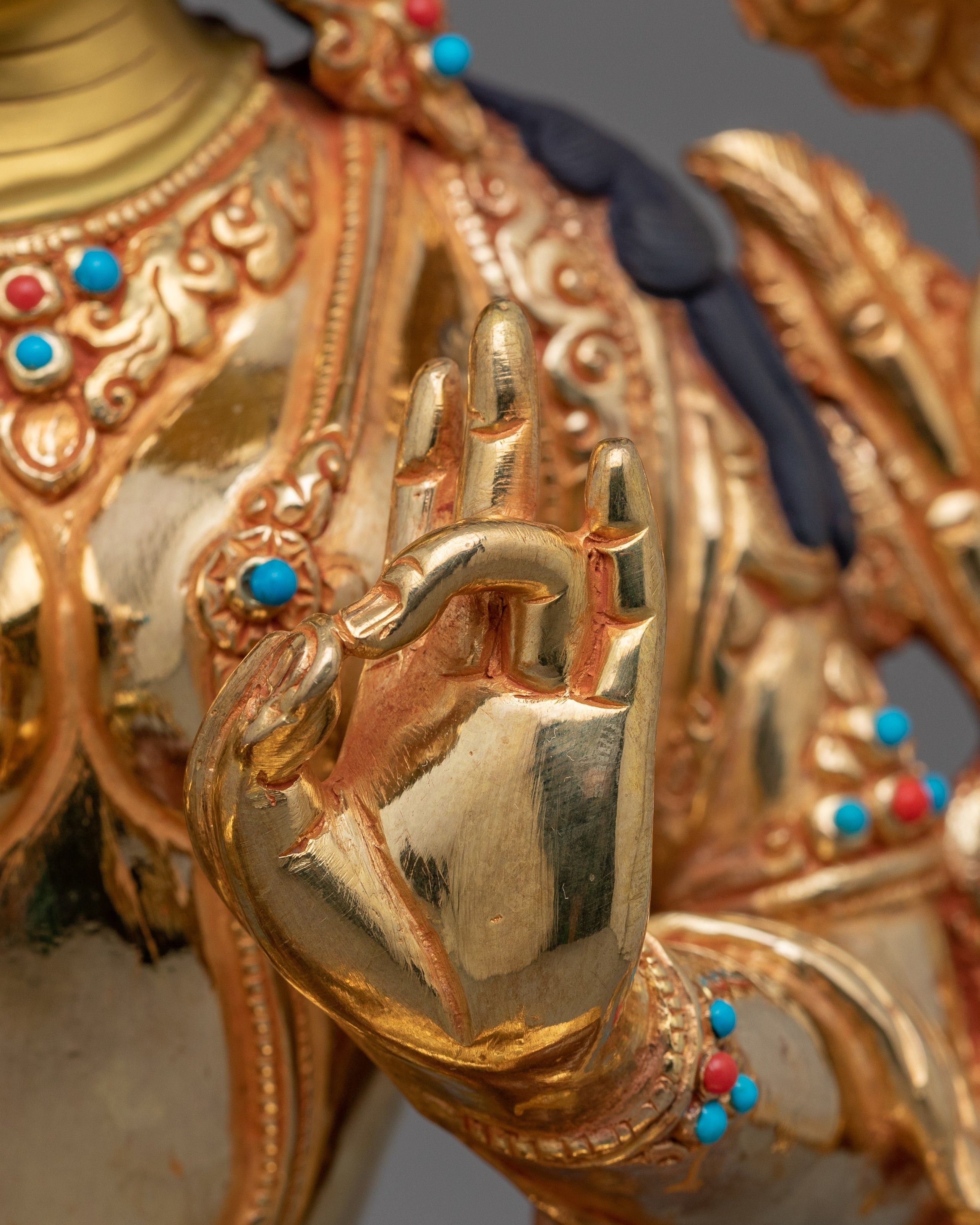 13.4 Inch Green Tara Statue | The Goddess of Compassion and Swift Protection