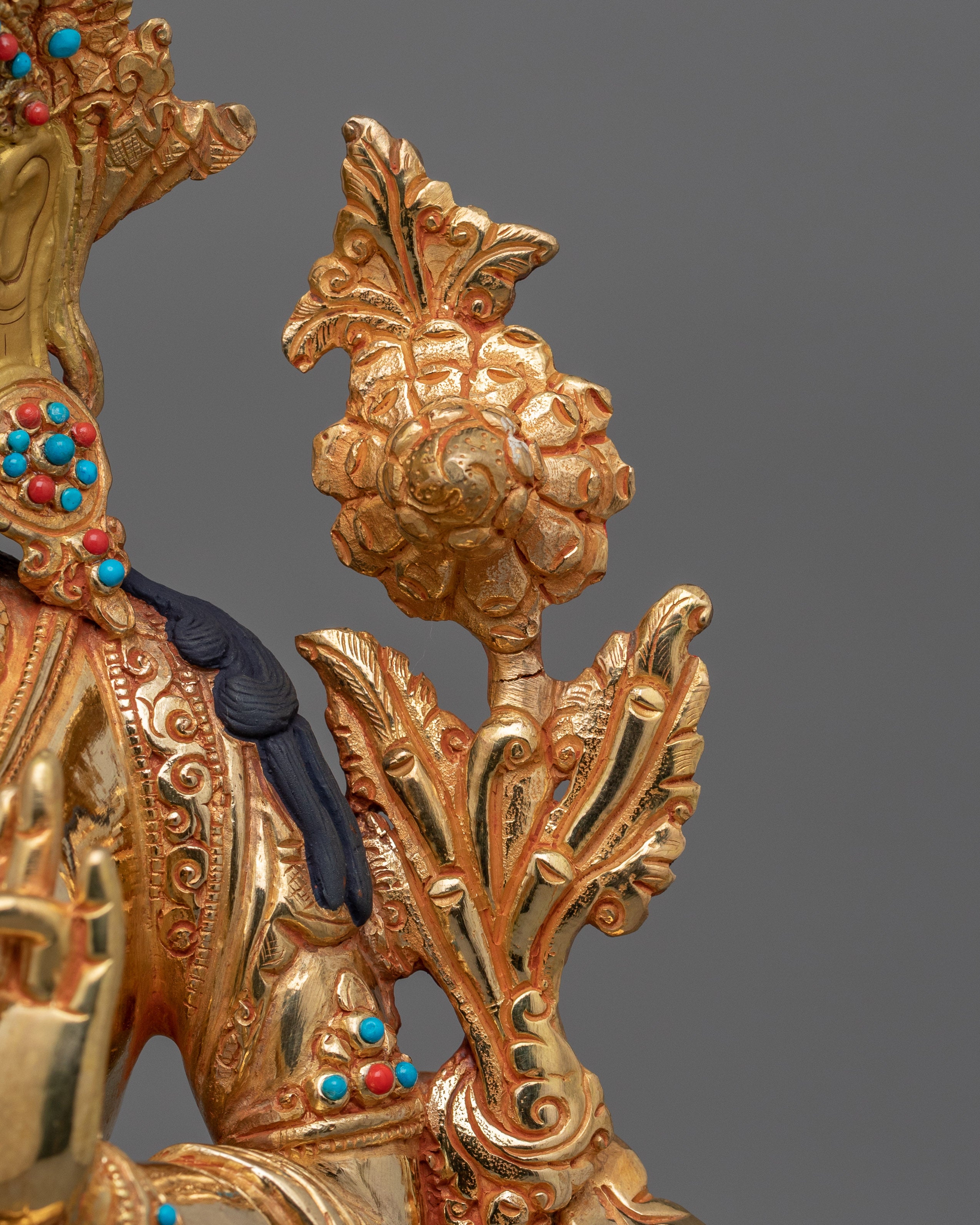 13.4 Inch Green Tara Statue | The Goddess of Compassion and Swift Protection