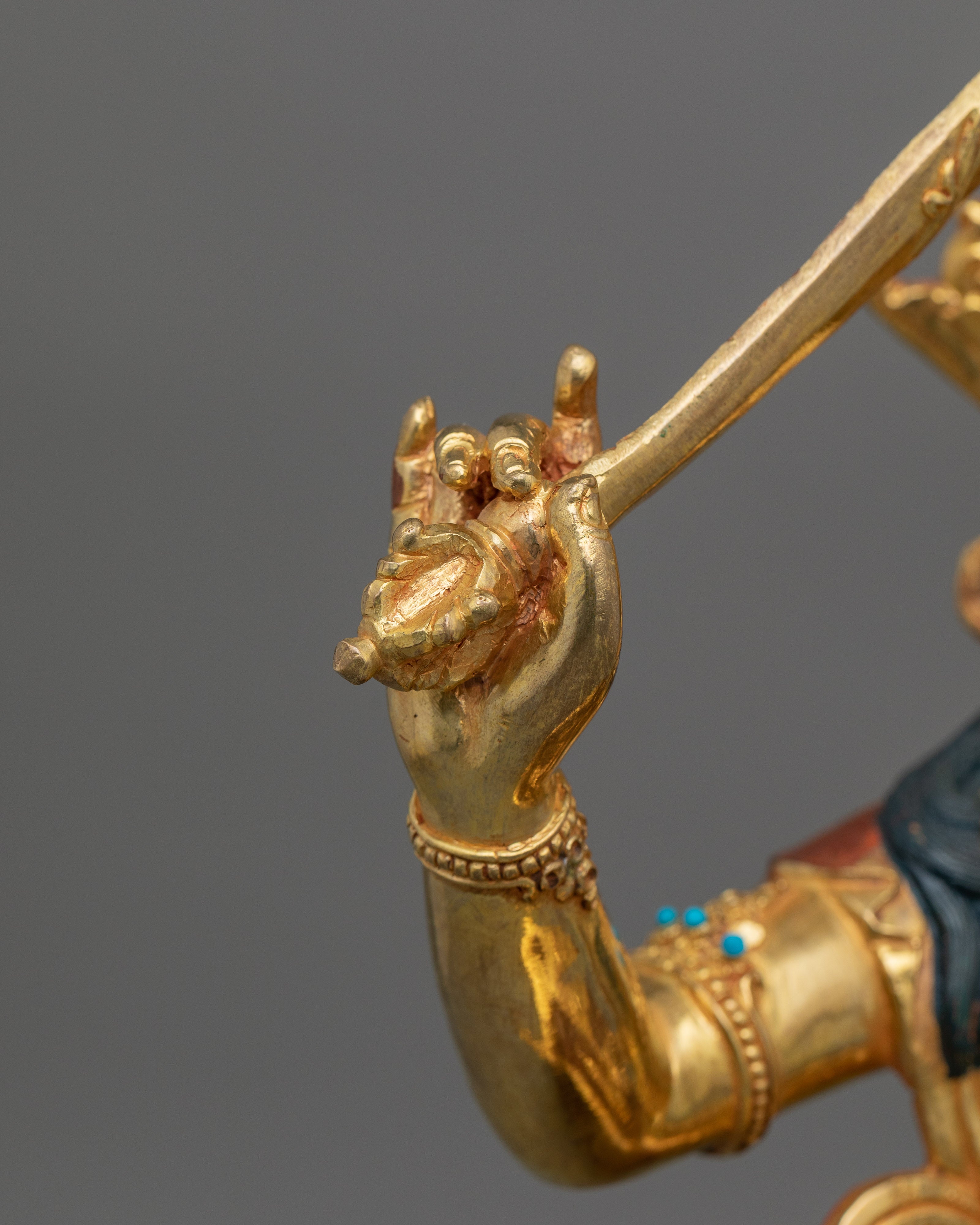 Historical Wisdom Deity Manjushri Statue | Enlightened Protector of Knowledge