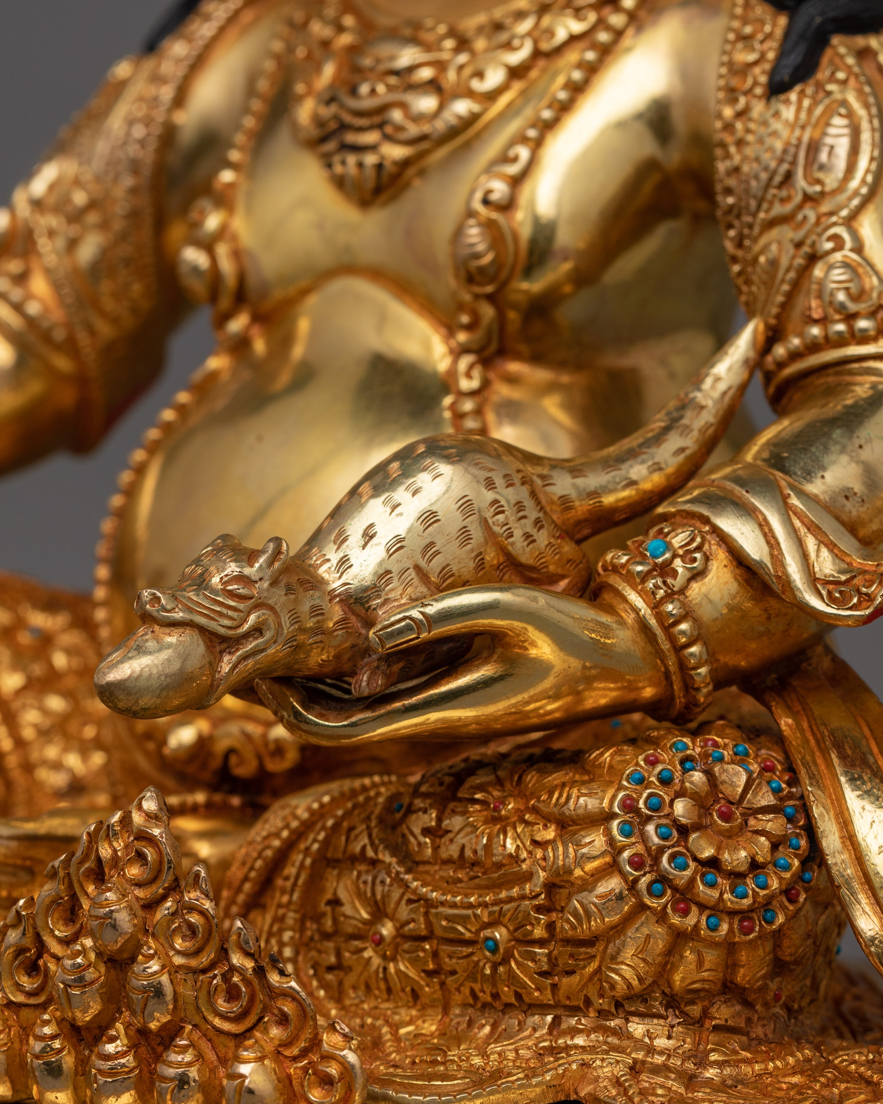 The Guardian Of Prosperity Dzambhala Statue | Protector and Guardian of Wealth