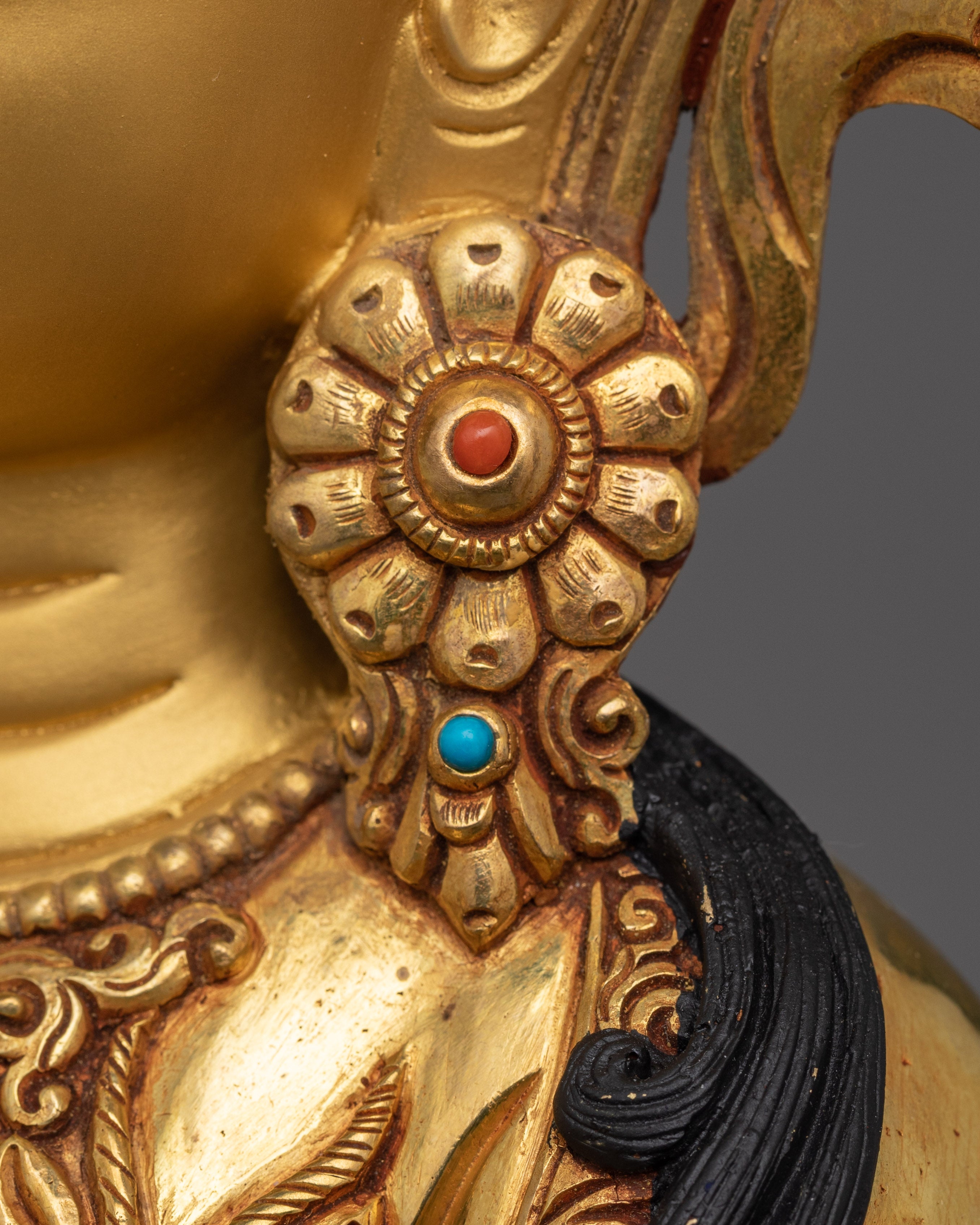 Bodhisattva of Compassion Chenresig Sculpture | Traditional Nepalese Artwork