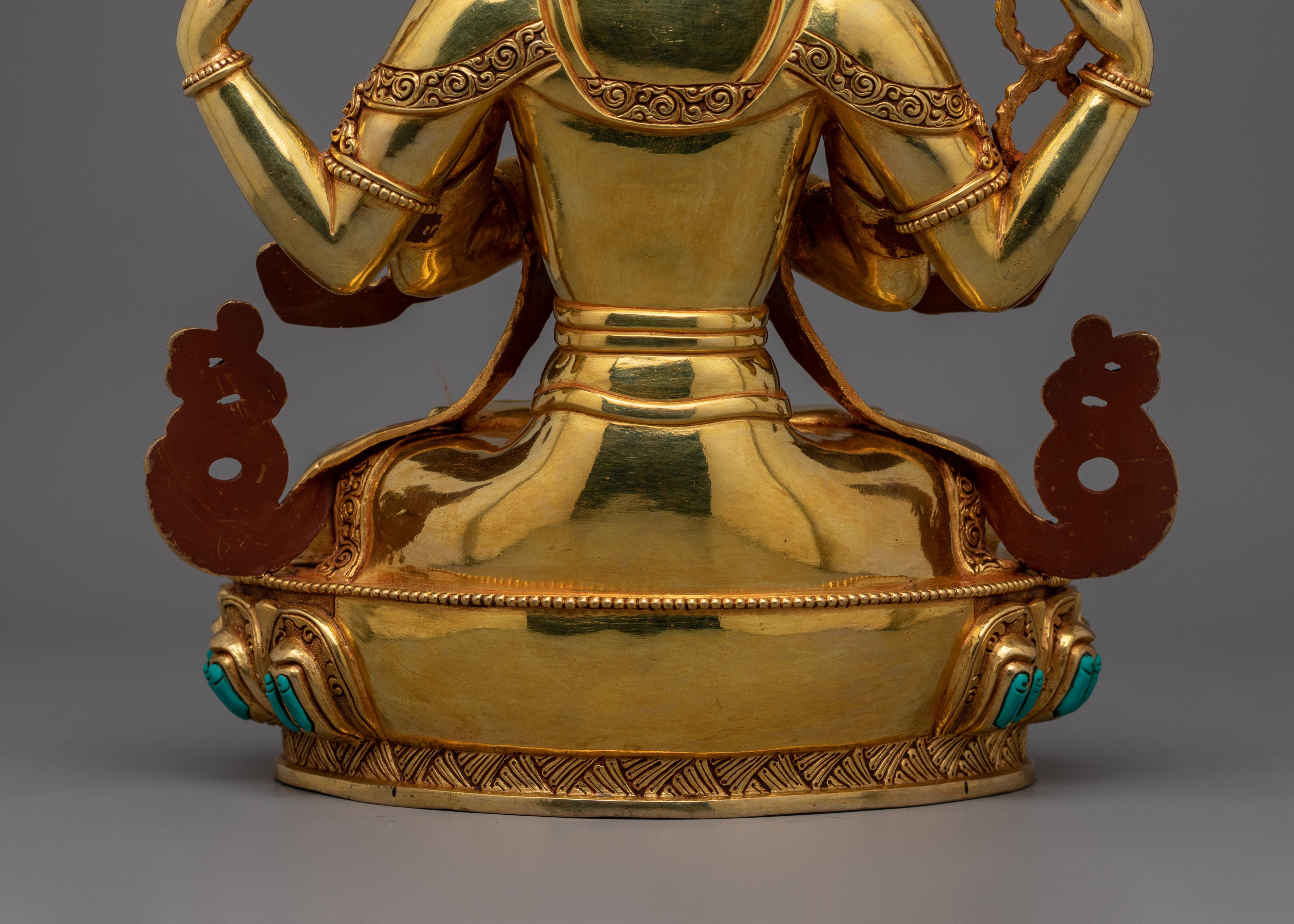 Bodhisattva of Compassion Chenresig Sculpture | Traditional Nepalese Artwork